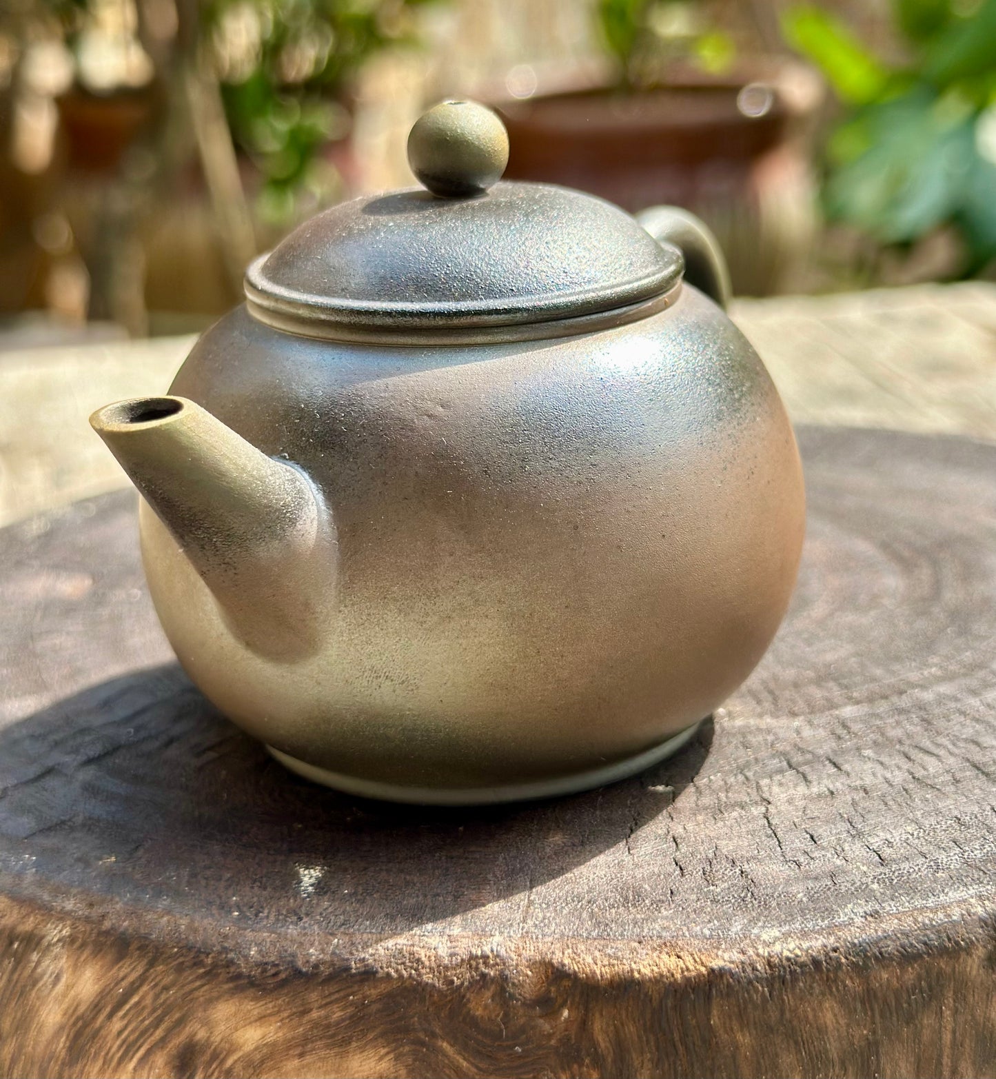 Handcrafted Woodfired Artowork Chinese Nixing clay Pottery Clay Teapot Shuiping Shape 140ml High Class Teapot