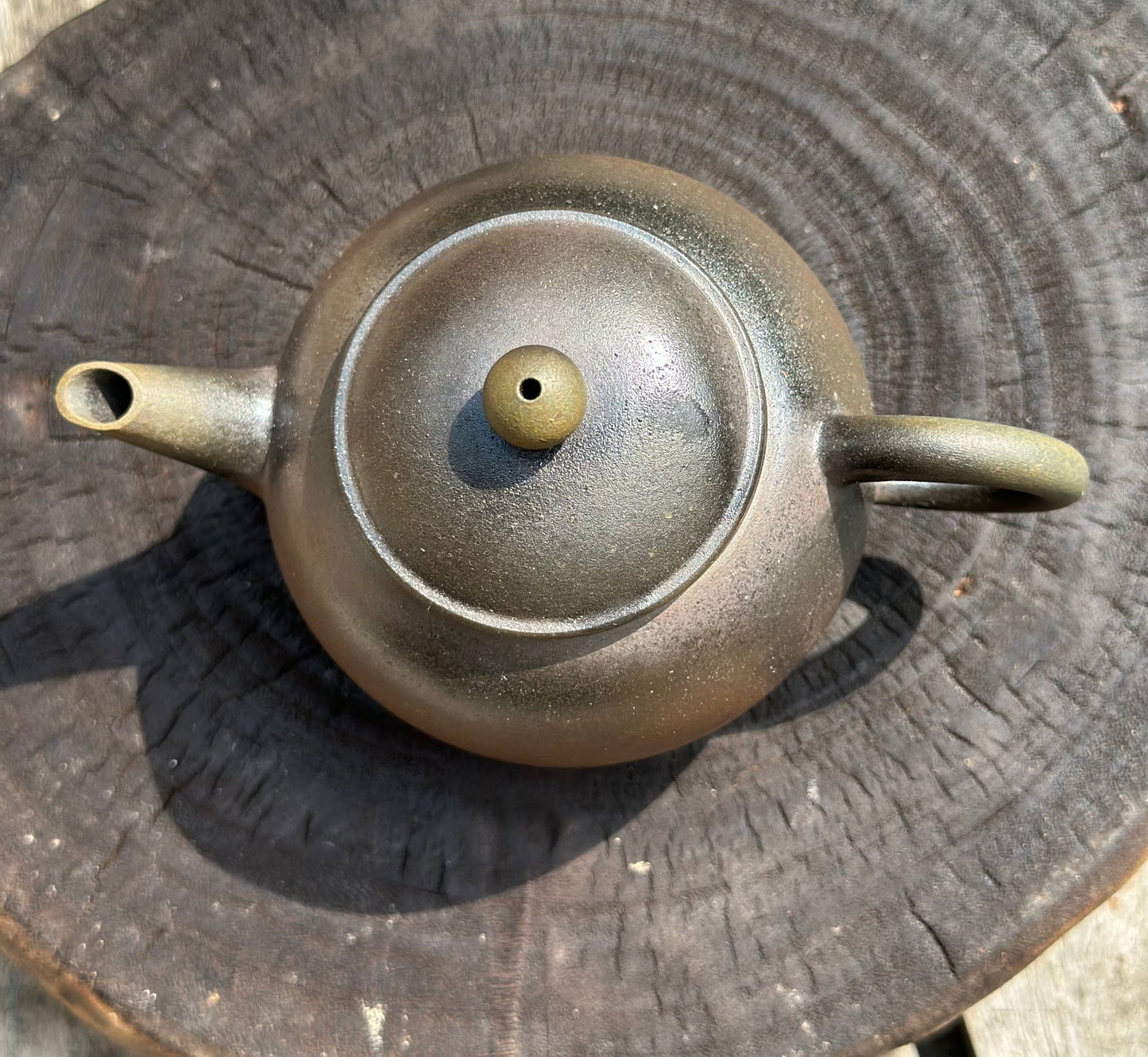 Handcrafted Woodfired Artowork Chinese Nixing clay Pottery Clay Teapot Shuiping Shape 140ml High Class Teapot