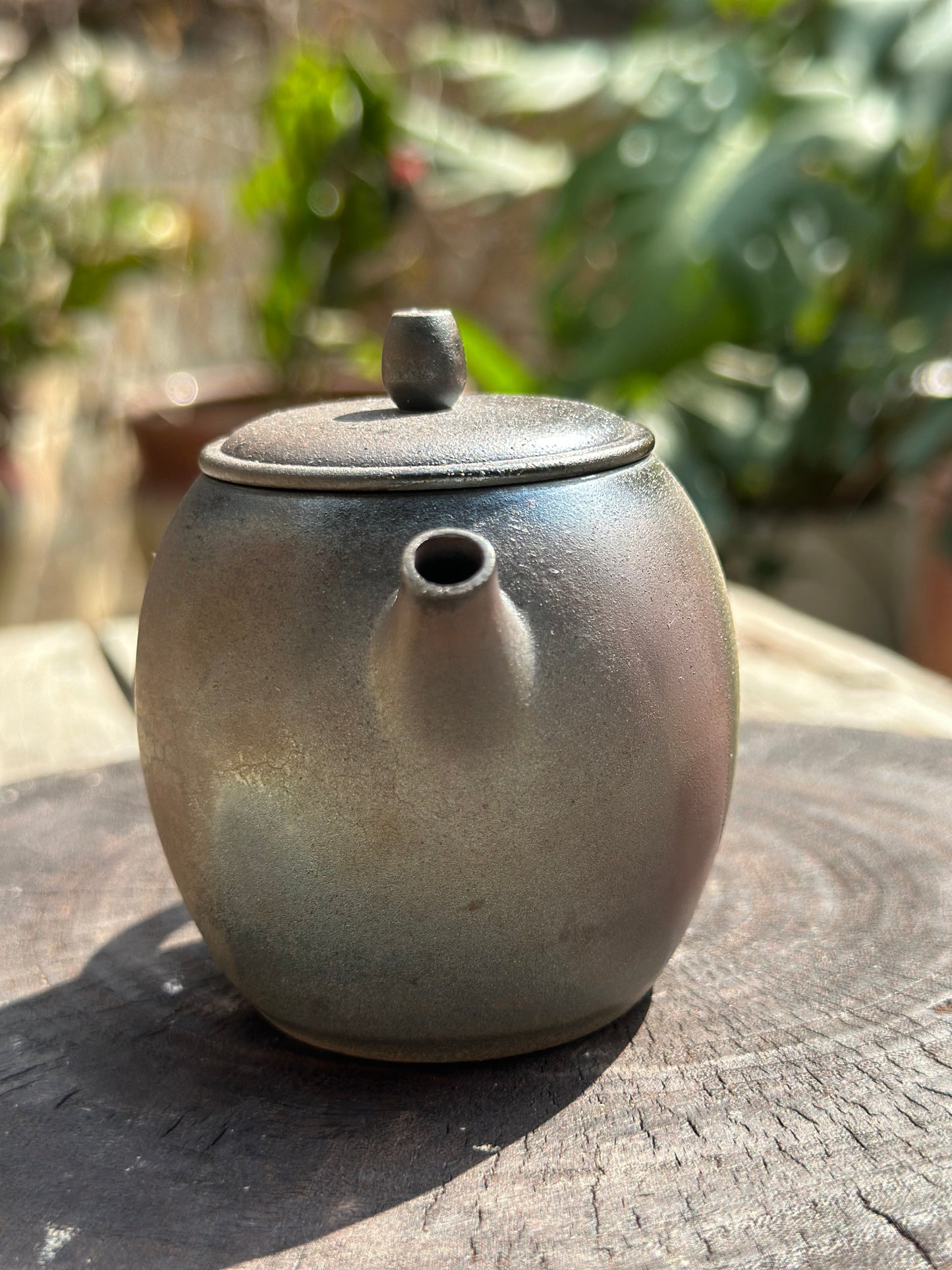Handcrafted Woodfired Artowork Chinese Nixing clay Pottery Clay Teapot Apple Shape 120ml High Class Teapot