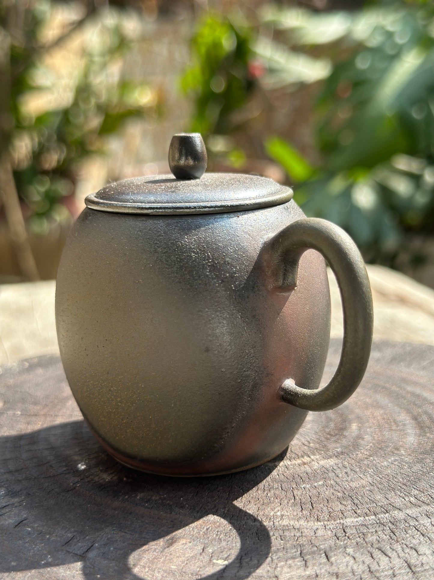 Handcrafted Woodfired Artowork Chinese Nixing clay Pottery Clay Teapot Apple Shape 120ml High Class Teapot