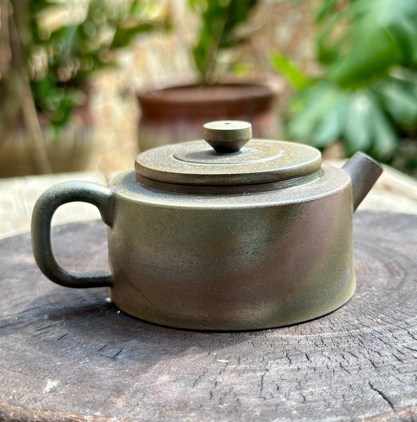 Handcrafted Woodfired Artowork Chinese Nixing clay Pottery Clay Teapot Small Dezhong Shape 85ml High Class Teapot