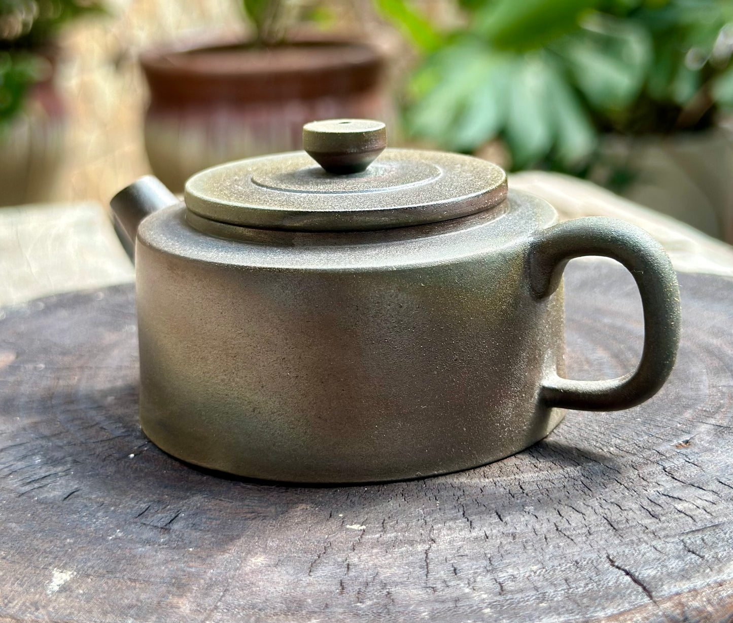 Handcrafted Woodfired Artowork Chinese Nixing clay Pottery Clay Teapot Small Dezhong Shape 85ml High Class Teapot