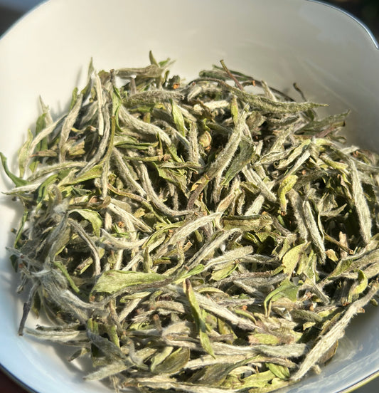 2025 Organic Wild First Spring Harvest Supreme Baimudan Liucong Panxi High Mountain  White Peony White Tea Baicha