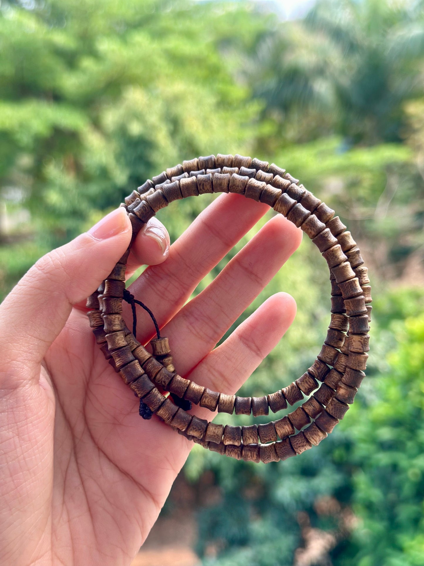Authentic Incense Chinese Hainan Island Hainandao Pure High-end Agarwood Necklace Qinan Aloeswood Bracelet