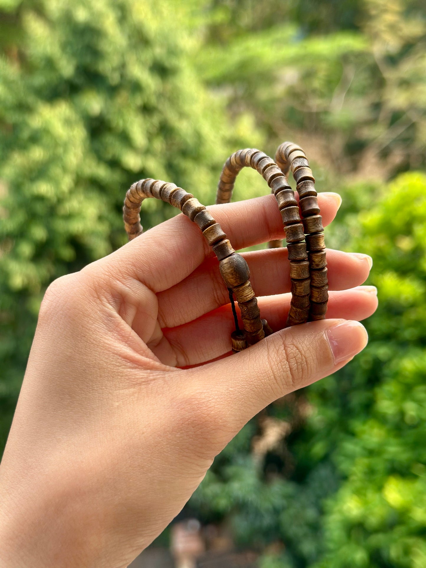 Authentic Incense Chinese Hainan Island Hainandao Pure High-end Agarwood Necklace Qinan Aloeswood Bracelet