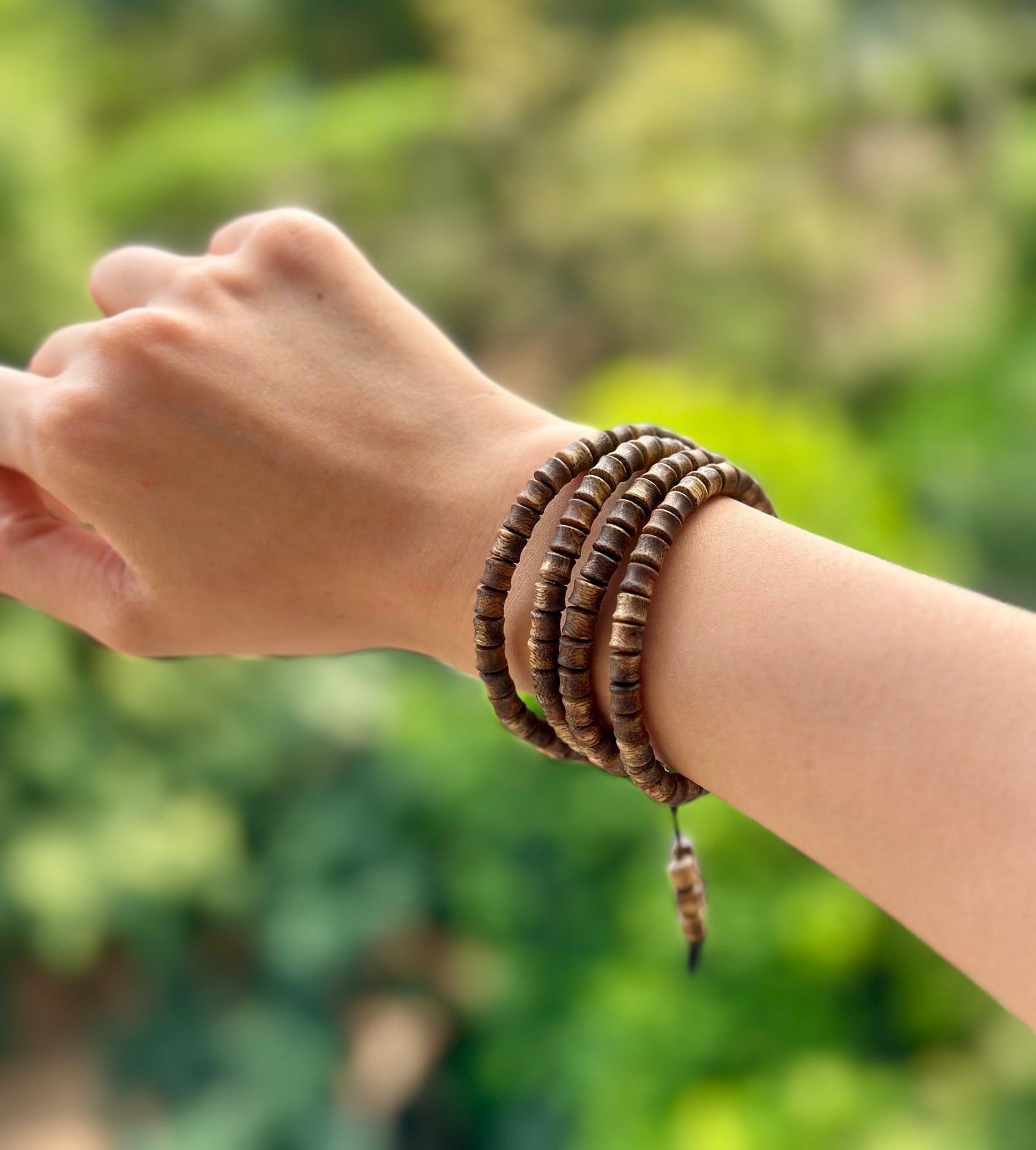 Authentic Incense Chinese Hainan Island Hainandao Pure High-end Agarwood Necklace Qinan Aloeswood Bracelet