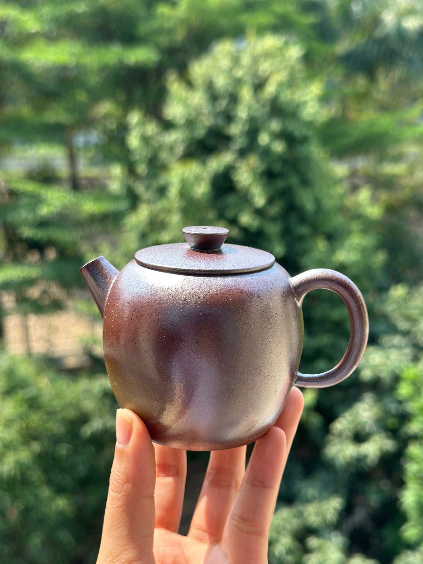 Handcrafted Woodfired Artowork Chinese Nixing clay Pottery Clay Teapot  Shape 165ml