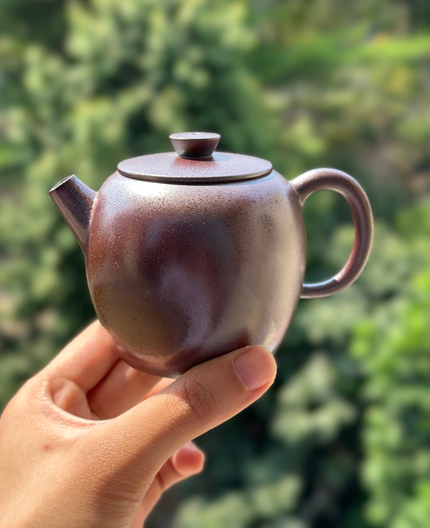 Handcrafted Woodfired Artowork Chinese Nixing clay Pottery Clay Teapot  Shape 165ml