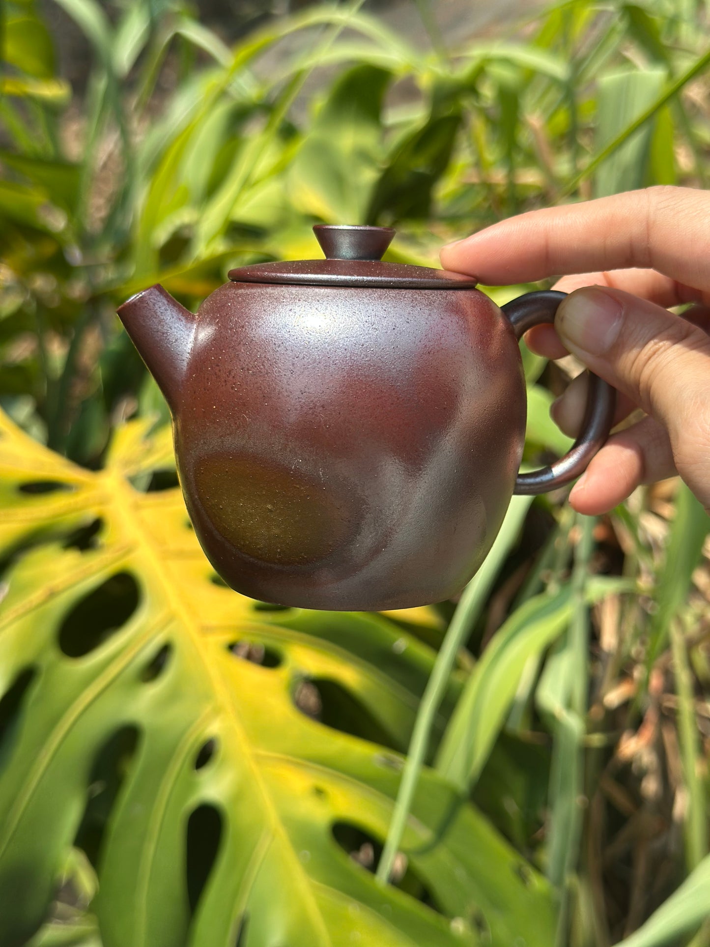 Handcrafted Woodfired Artowork Chinese Nixing clay Pottery Clay Teapot  Shape 165ml