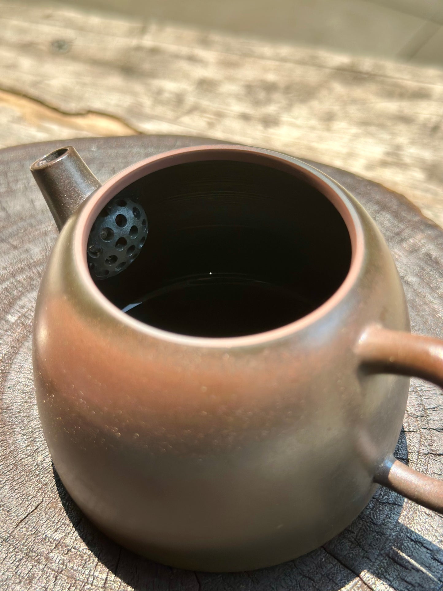 Handcrafted Woodfired Artowork Chinese Nixing clay Pottery Clay Teapot 160ml
