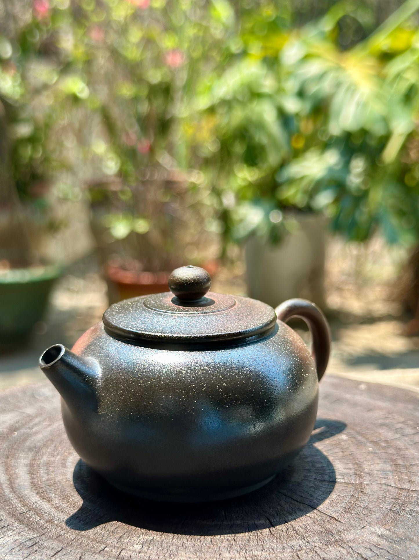 Handcrafted Woodfired Artowork Chinese Nixing clay Pottery Clay Teapot little Apple Shape 120ml