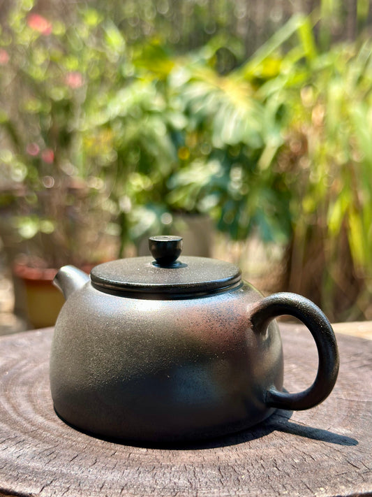 Handcrafted Woodfired Artowork Chinese Nixing clay Pottery Clay Teapot 120ml
