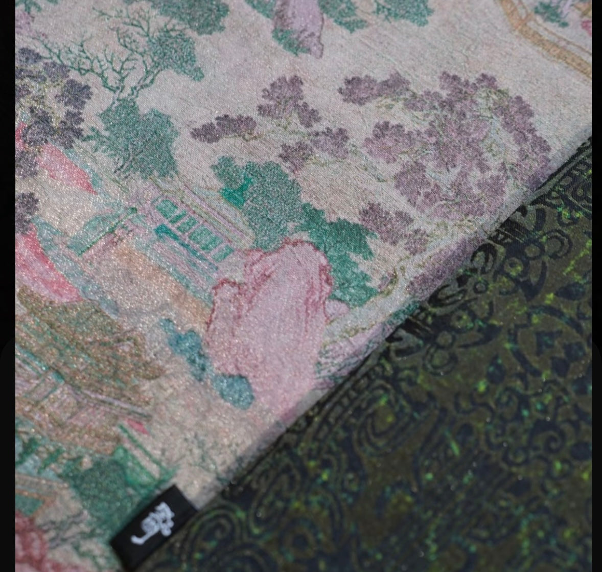 Handmade Chinese Original Mountain Landsccape Pattern Tea Table