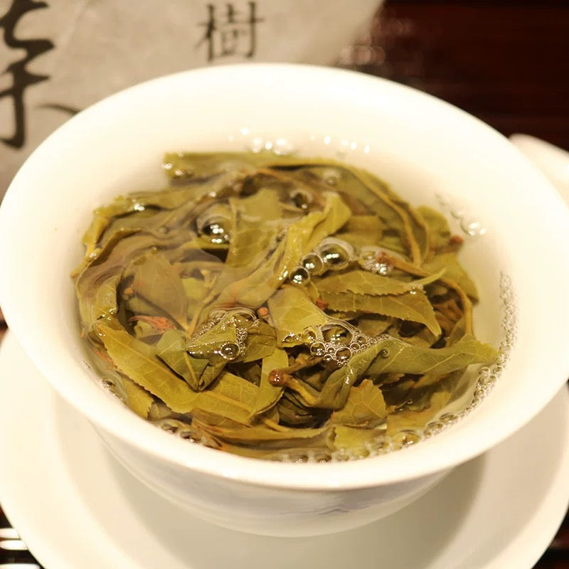 2021 Raw Puerh Tea Gushu Old Tree Sheng Pu Erh Tea High Mountain Qianjia Zhai Spring tea 千家寨