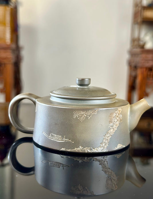 Handcrafted Nixing Clay Teapot Chinese Nixing Pottery Pot