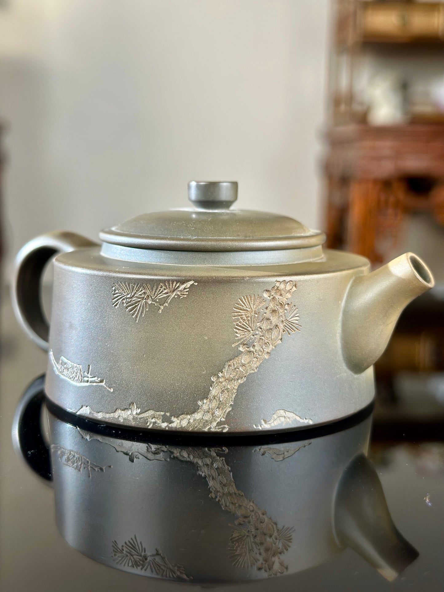 Handcrafted Nixing Clay Teapot Chinese Nixing Pottery Pot