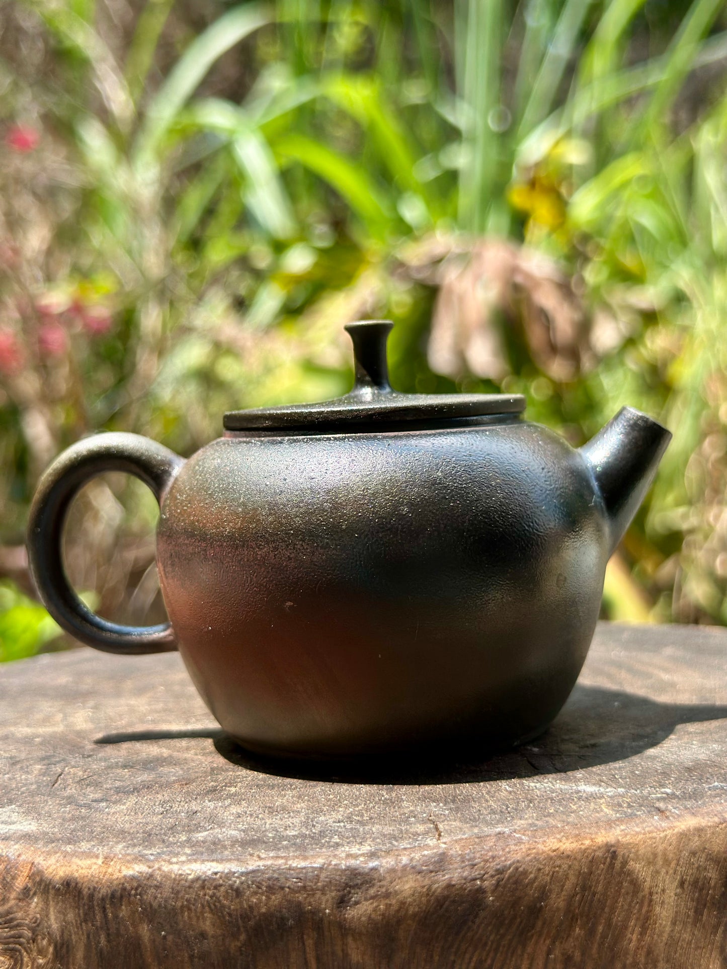 Handcrafted Woodfired Artowork Chinese Apple Shape Nixing clay Pottery Clay Teapot 150ml