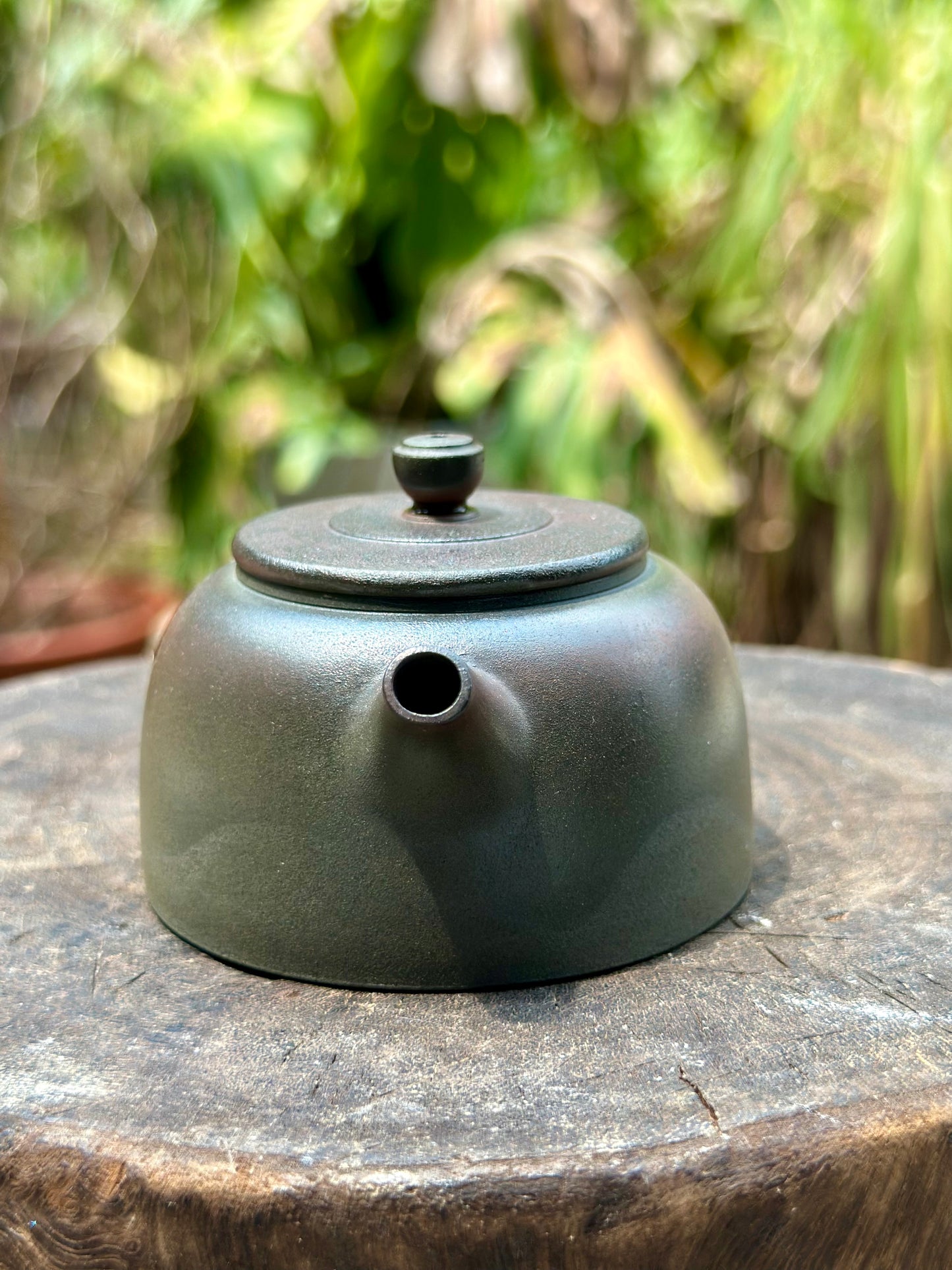 Handcrafted Woodfired Artowork Chinese Dezhong Shape Nixing clay Pottery Clay Teapot  120ml