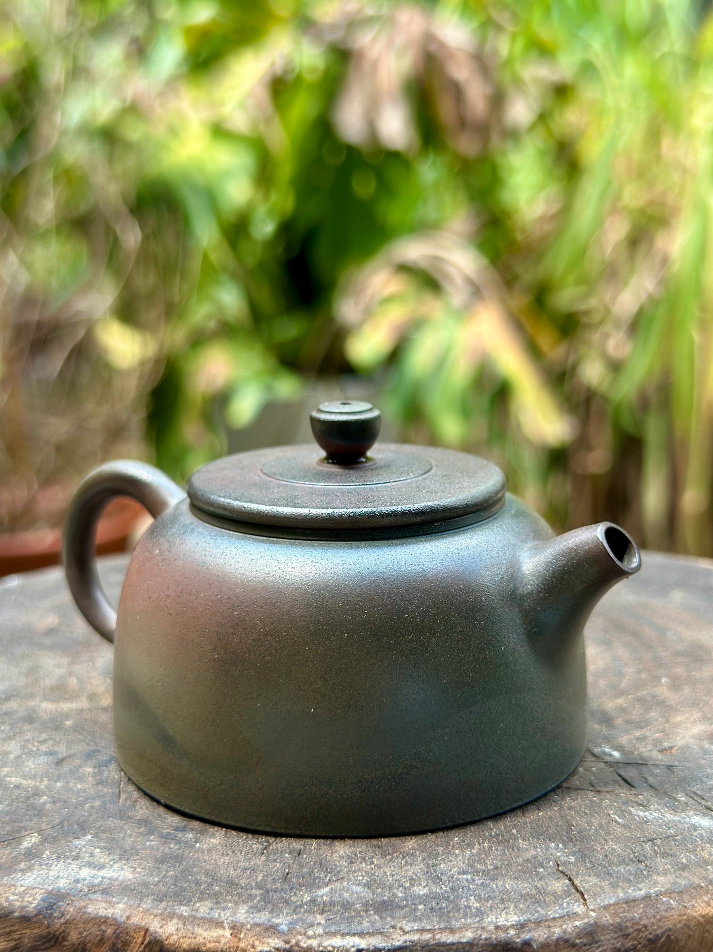 Handcrafted Woodfired Artowork Chinese Dezhong Shape Nixing clay Pottery Clay Teapot  120ml