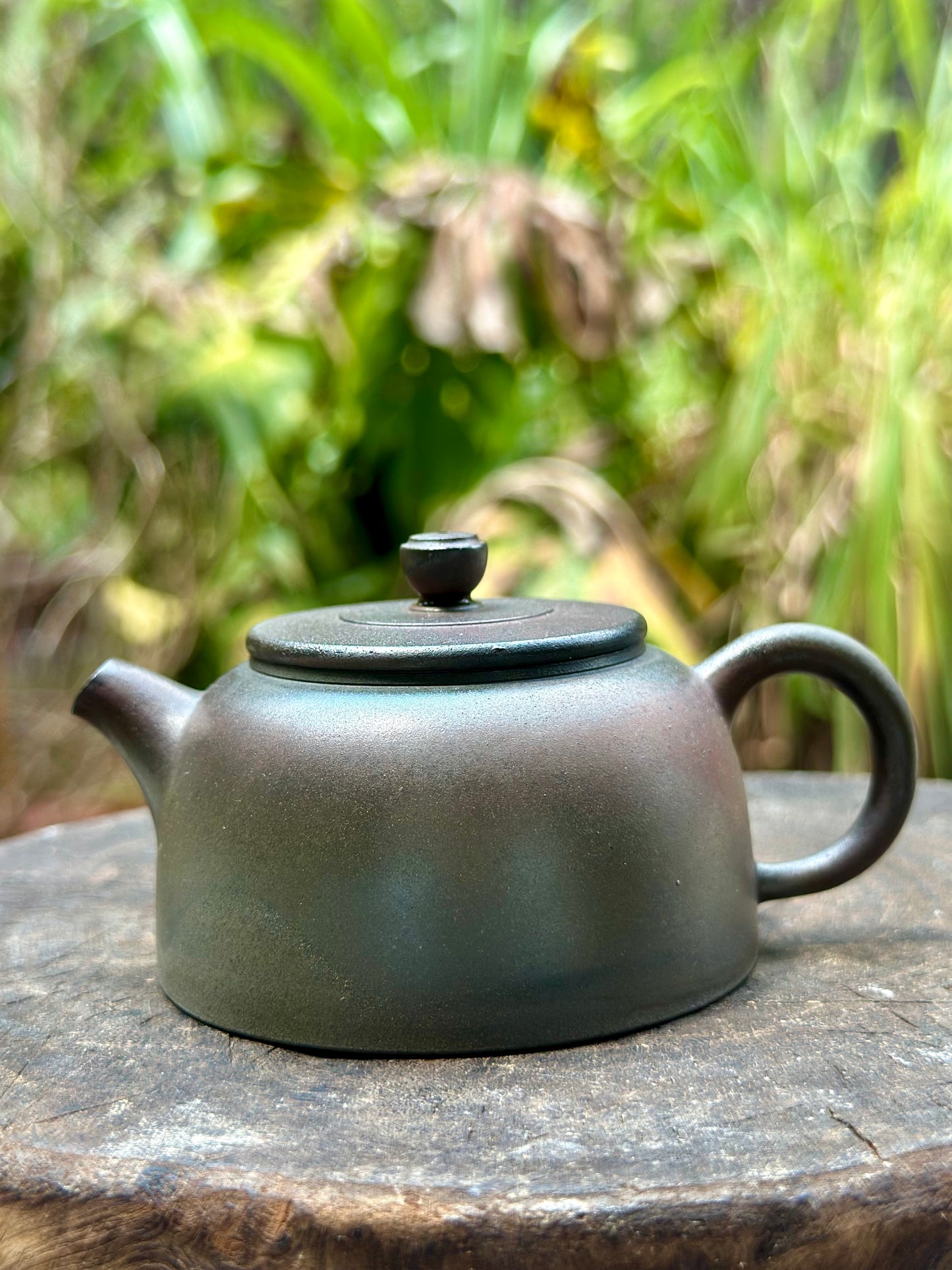 Handcrafted Woodfired Artowork Chinese Dezhong Shape Nixing clay Pottery Clay Teapot  120ml