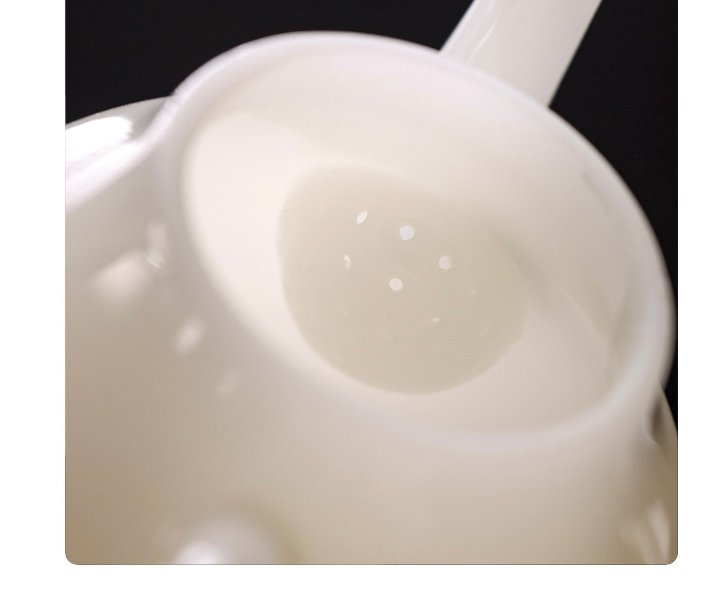 Handcrafted Chinese Yangzhiyu Ceramics White Porcelain Teapot