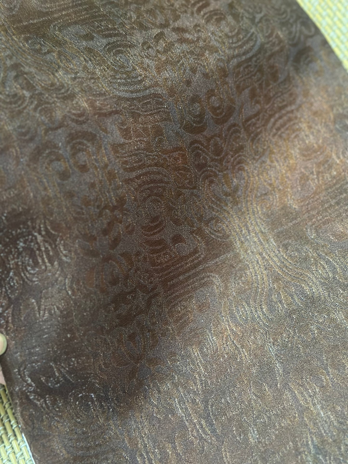 Original Chinese Traditional Baoxiang Flower Tea Table Cloth Chaxi Chabu