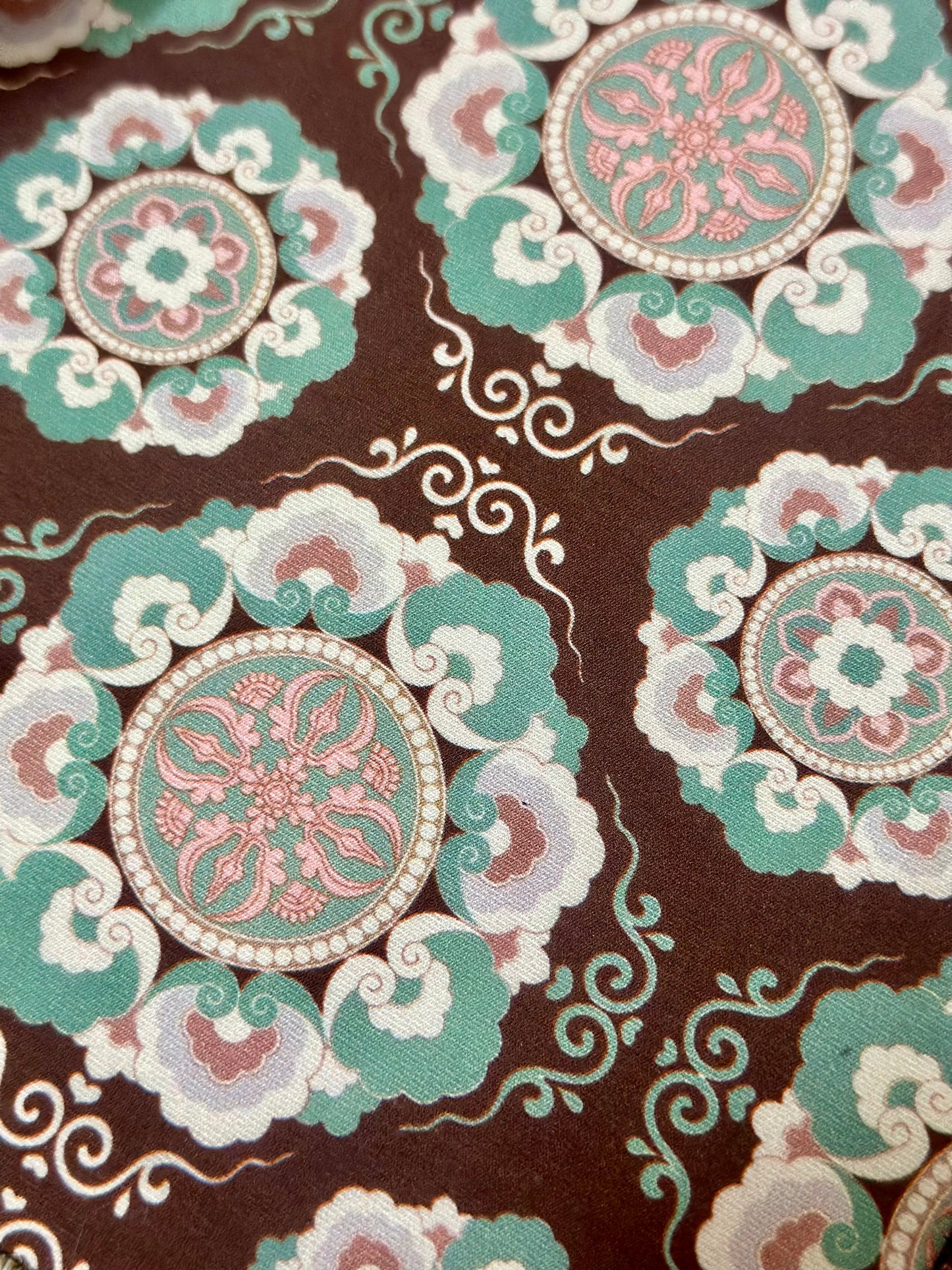 Original Chinese Traditional Baoxiang Flower Tea Table Cloth Chaxi Chabu