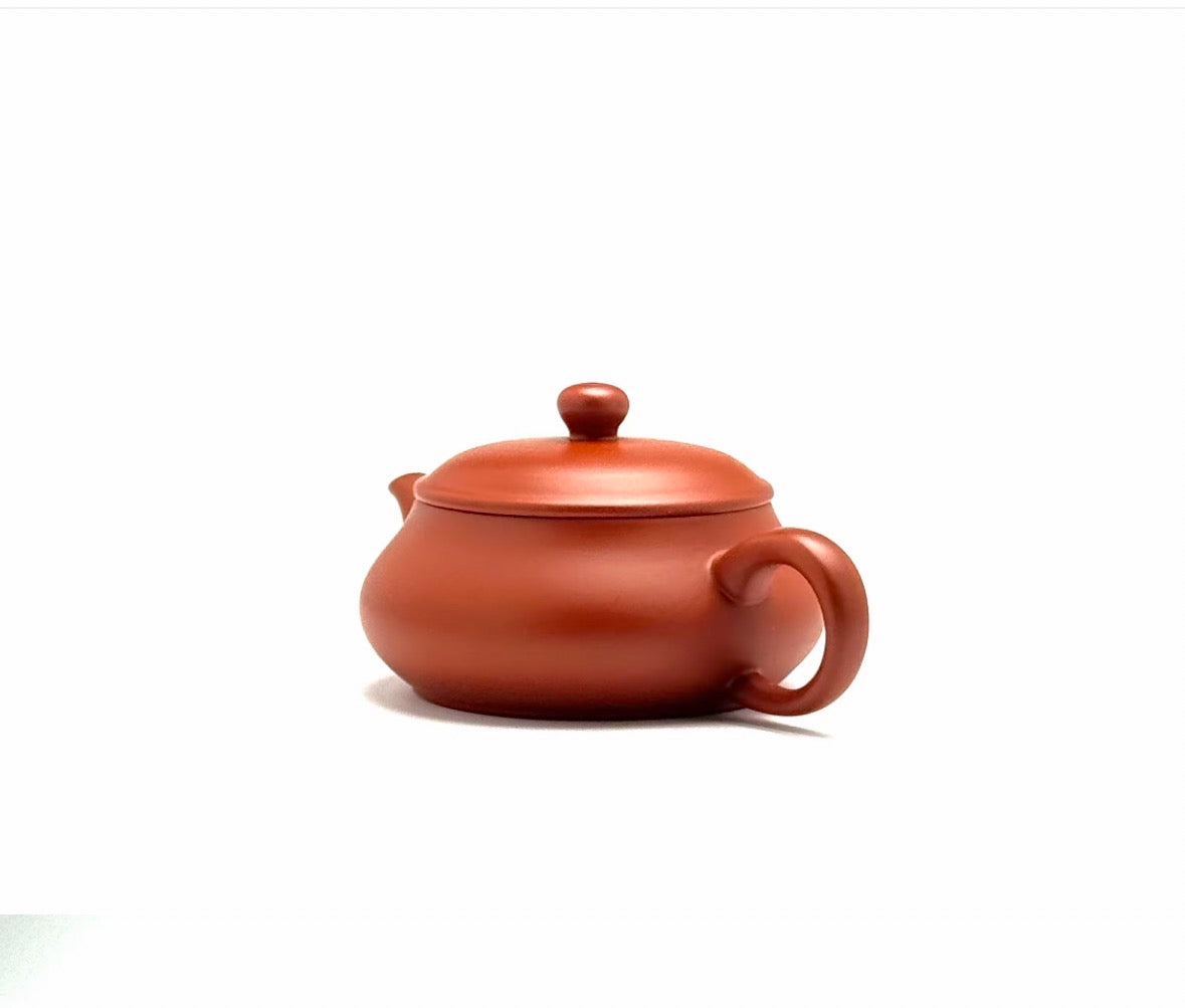 Chinese Chaozhou Handmade Traditional Zhuni Pottery Teapot Minglu Shape Red Clay 110ml Dangcong Oolong Gongfu Super Thin Teapot