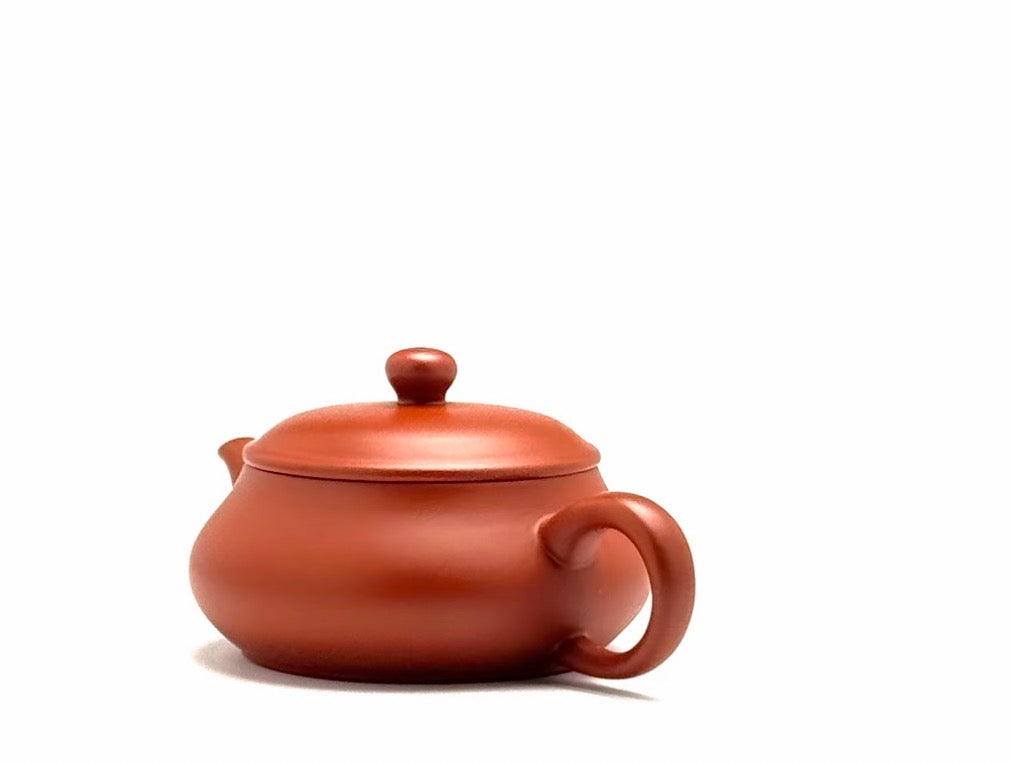 Chinese Chaozhou Handmade Traditional Zhuni Pottery Teapot Minglu Shape Red Clay 110ml Dangcong Oolong Gongfu Super Thin Teapot