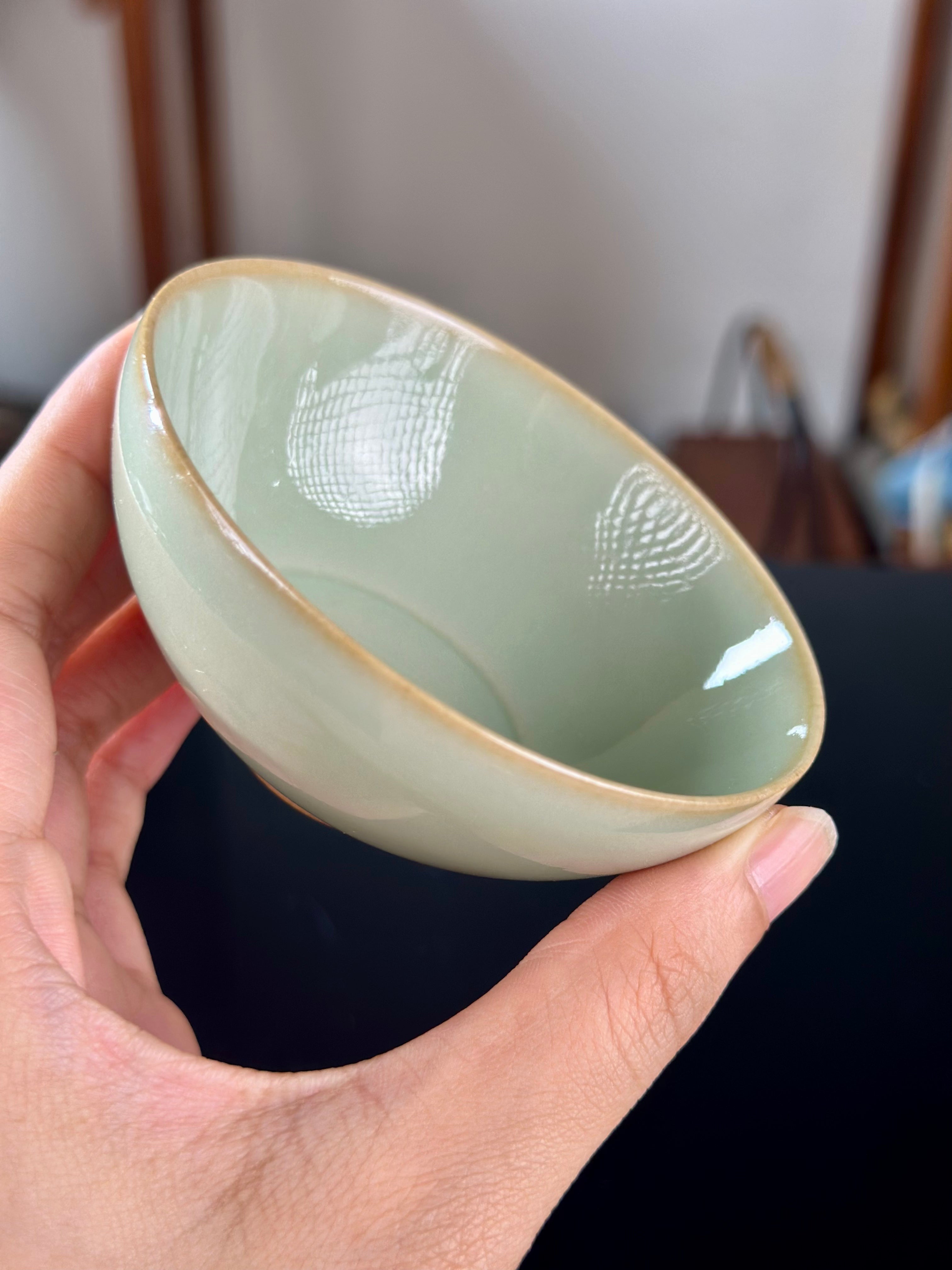 Handengraved Chinse Fish Turning Dragon Classic Pattern Yaozhou