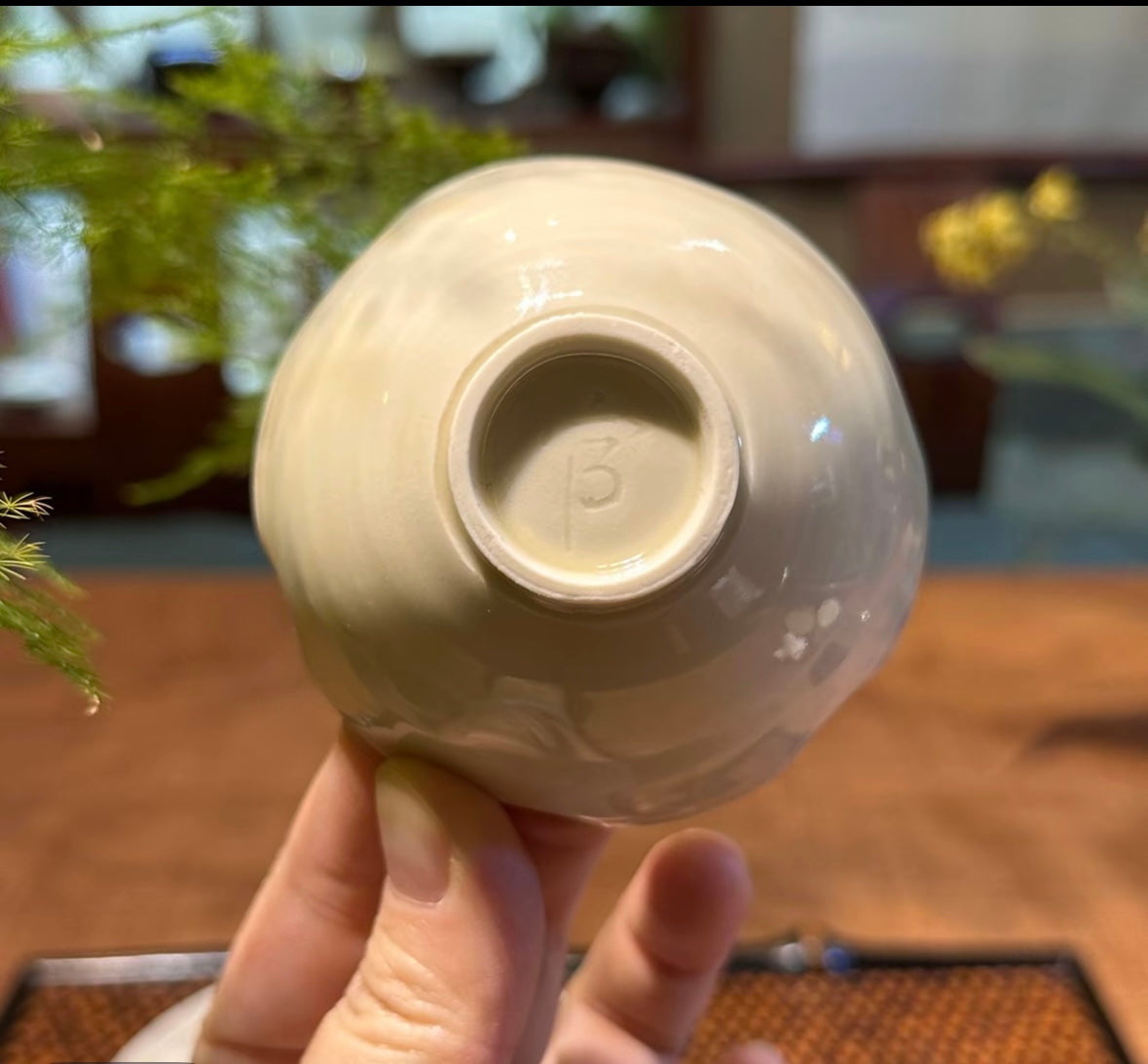 Handcrafted Chinese High-end Dingyao Ding Porcelain White Teacup Tea Set saucer
