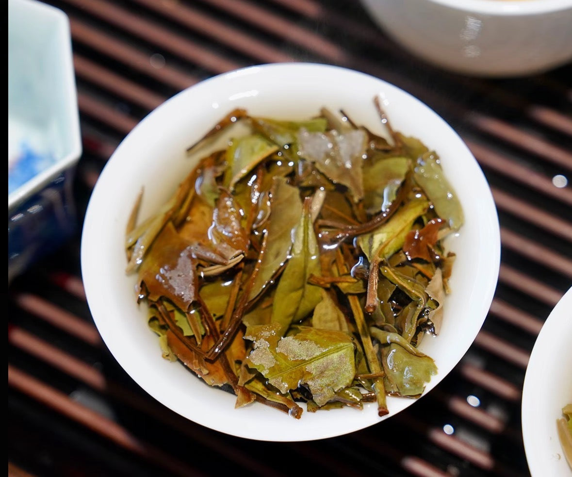 2021 Silver Prize Organic Chinese Zhenghe Wild Aged Tea Tree Shoumei White Tea Baicha