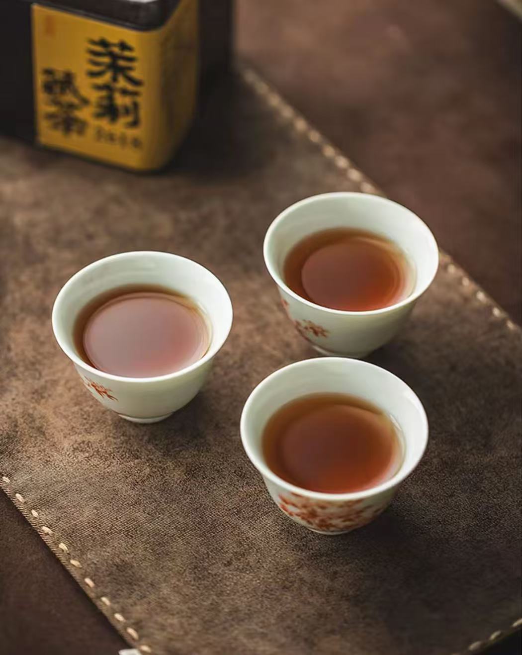 2018 Aged Sichuan Ya'an Blended Jasmine Zang Tea Supreme Grade Mengding High Mountain Flower Scented Detox Dark Tea