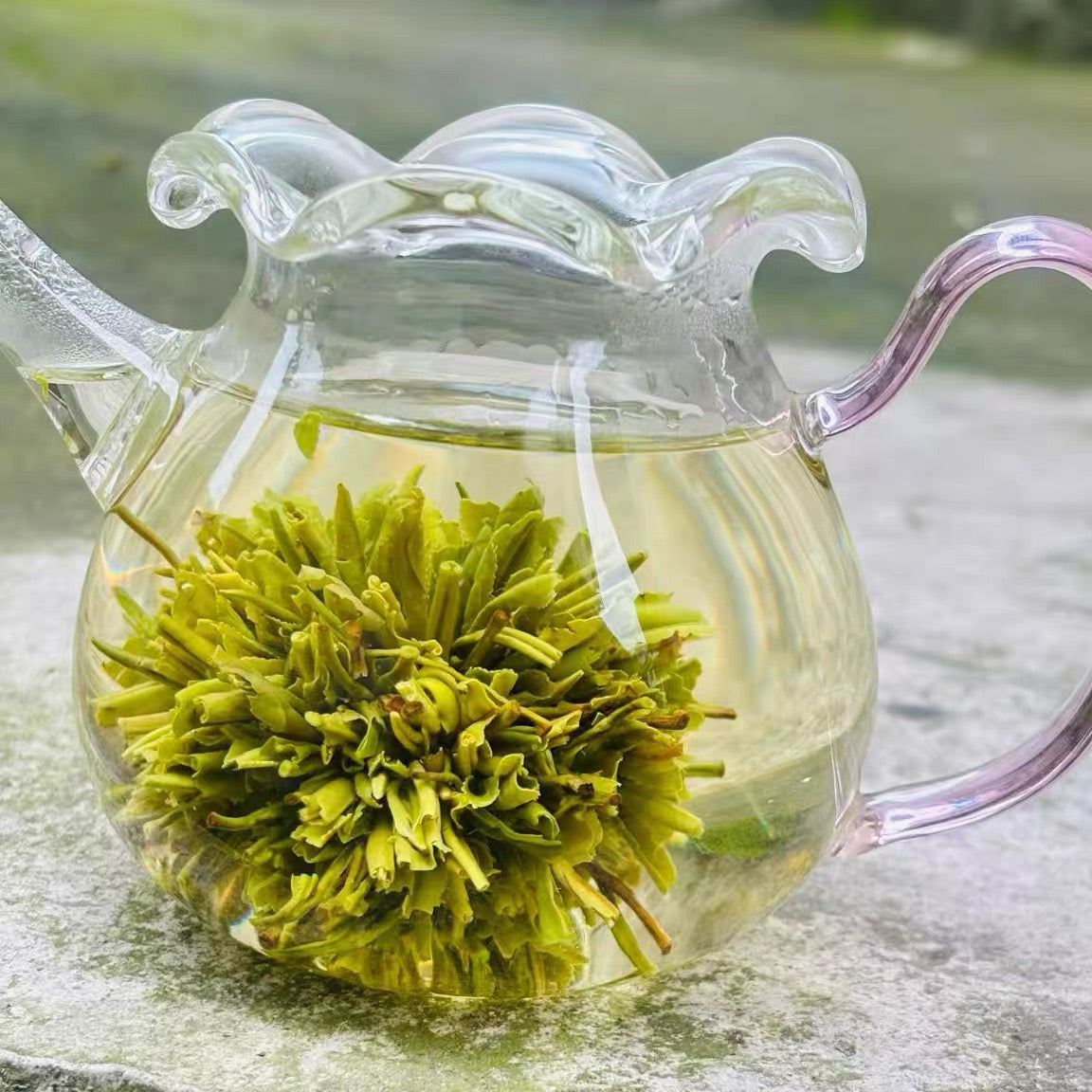 Chinese Premium Yellow Mountain Huangshan Green Peony Green Tea High Mountain Tea 50g 6 Sachets