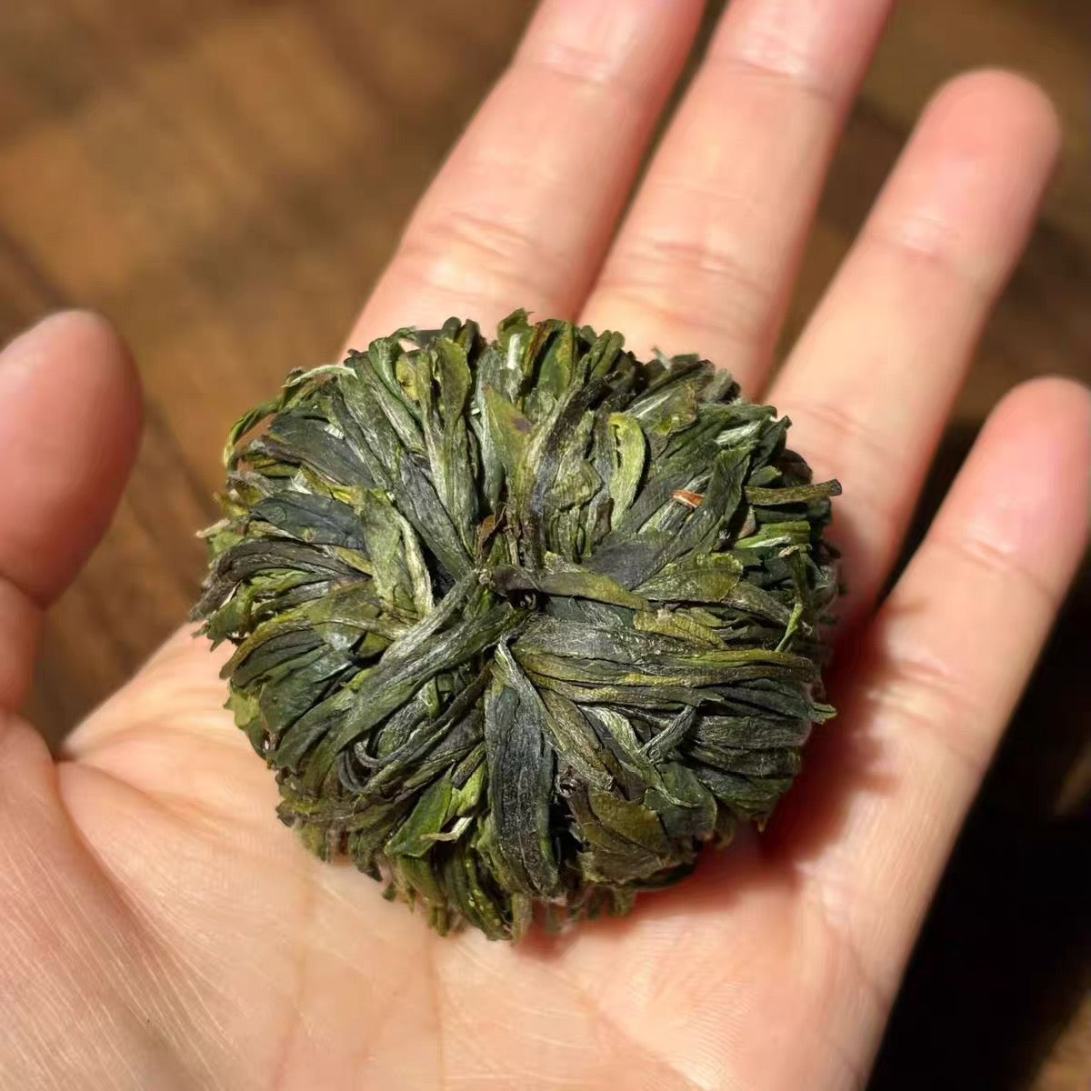 Chinese Premium Yellow Mountain Huangshan Green Peony Green Tea High Mountain Tea 50g 6 Sachets