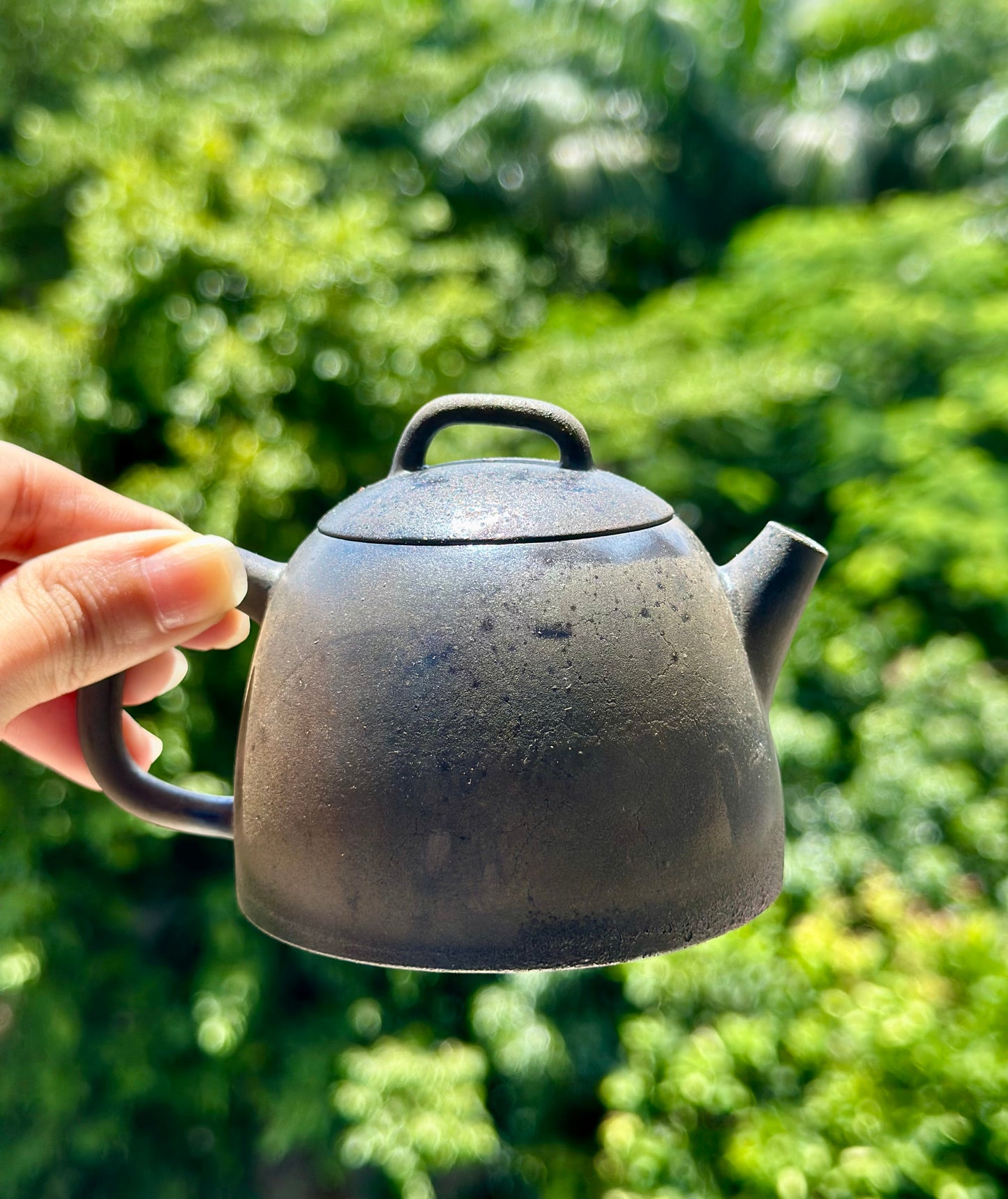 Handcrafted Woodfired Artowork Chinese Chentuo Shape Nixing clay Pottery Clay Teapot  160ml