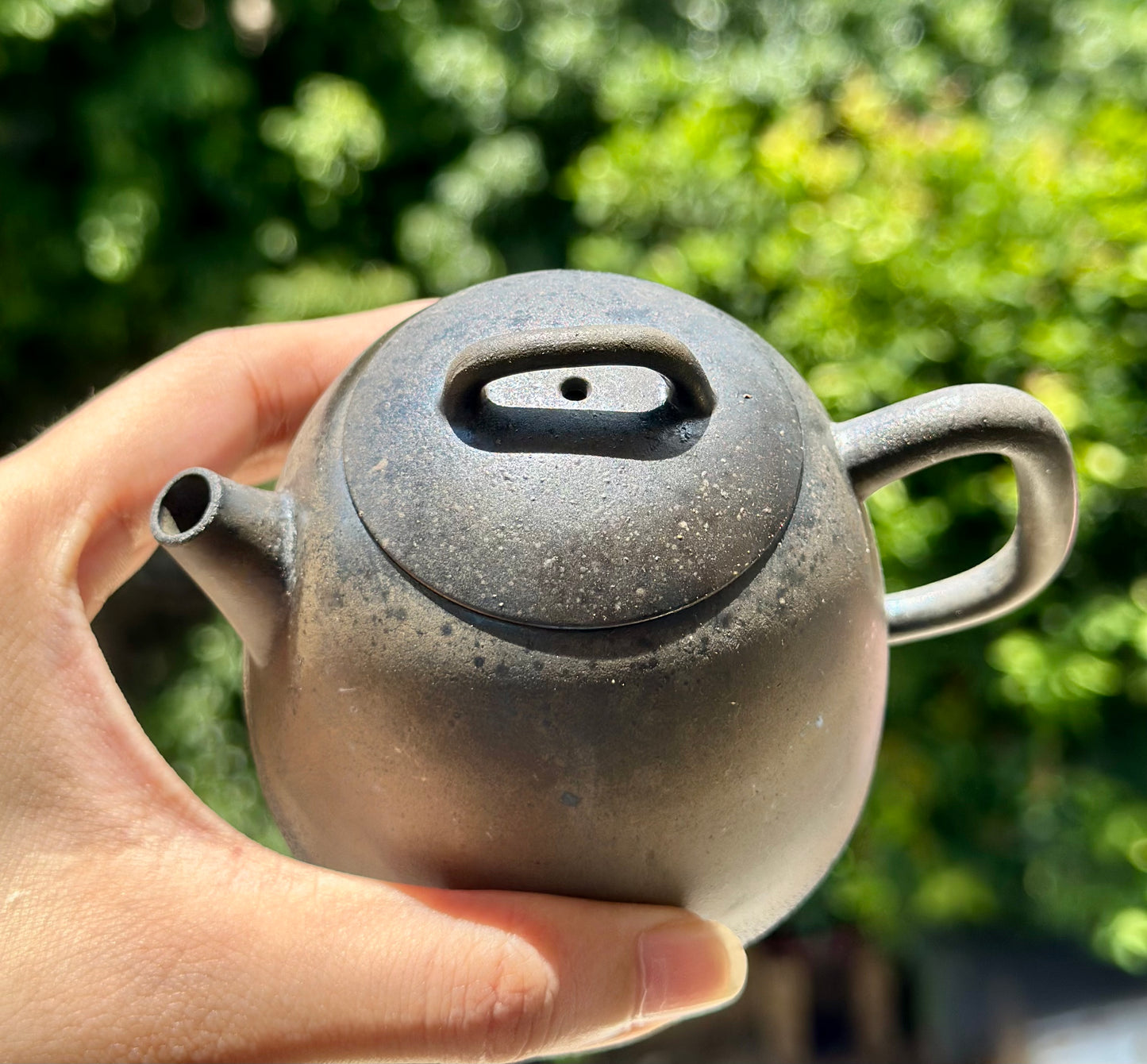 Handcrafted Woodfired Artowork Chinese Chentuo Shape Nixing clay Pottery Clay Teapot  160ml