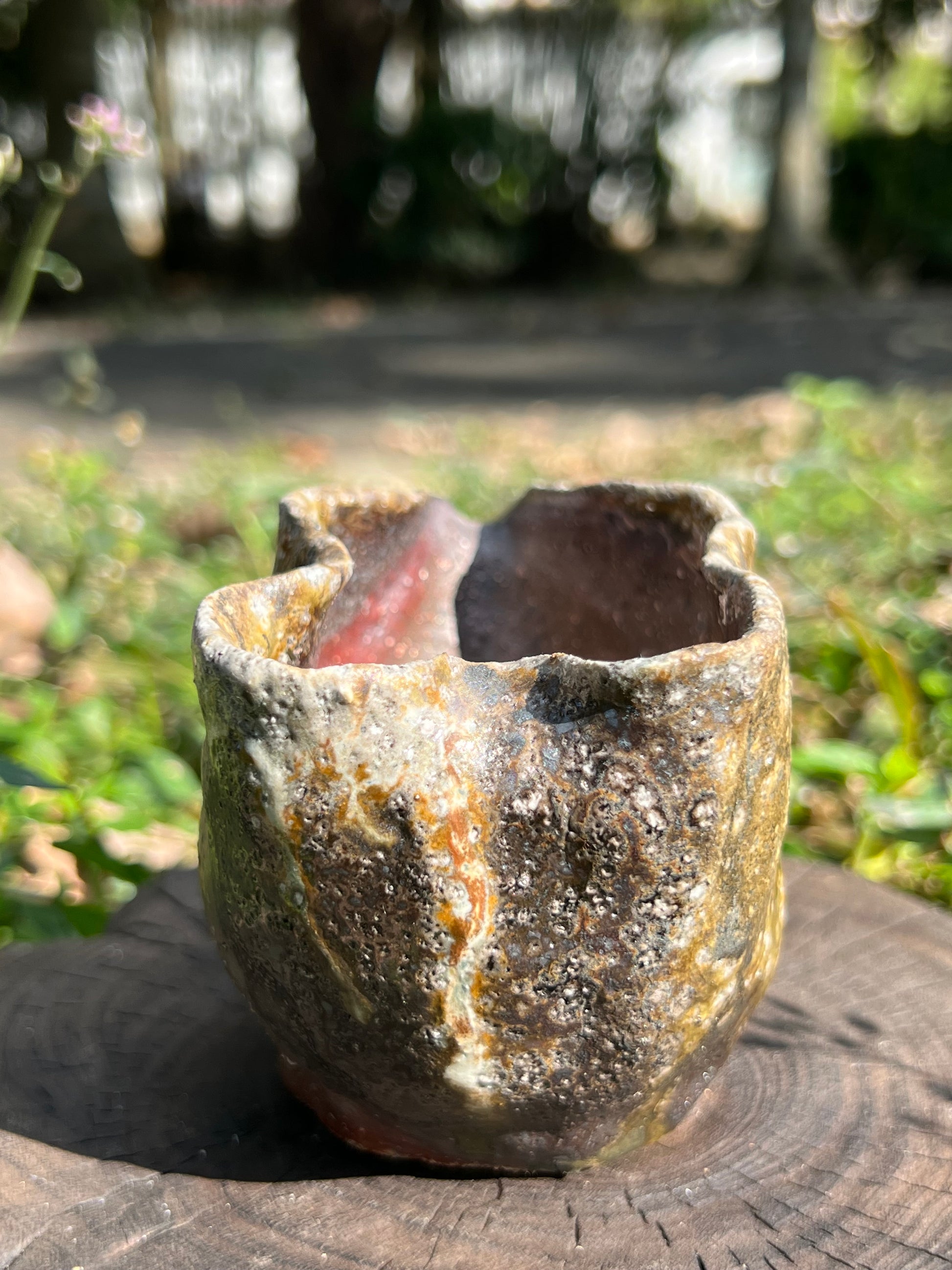 This is a woodfired pottery faircup gongdaobei