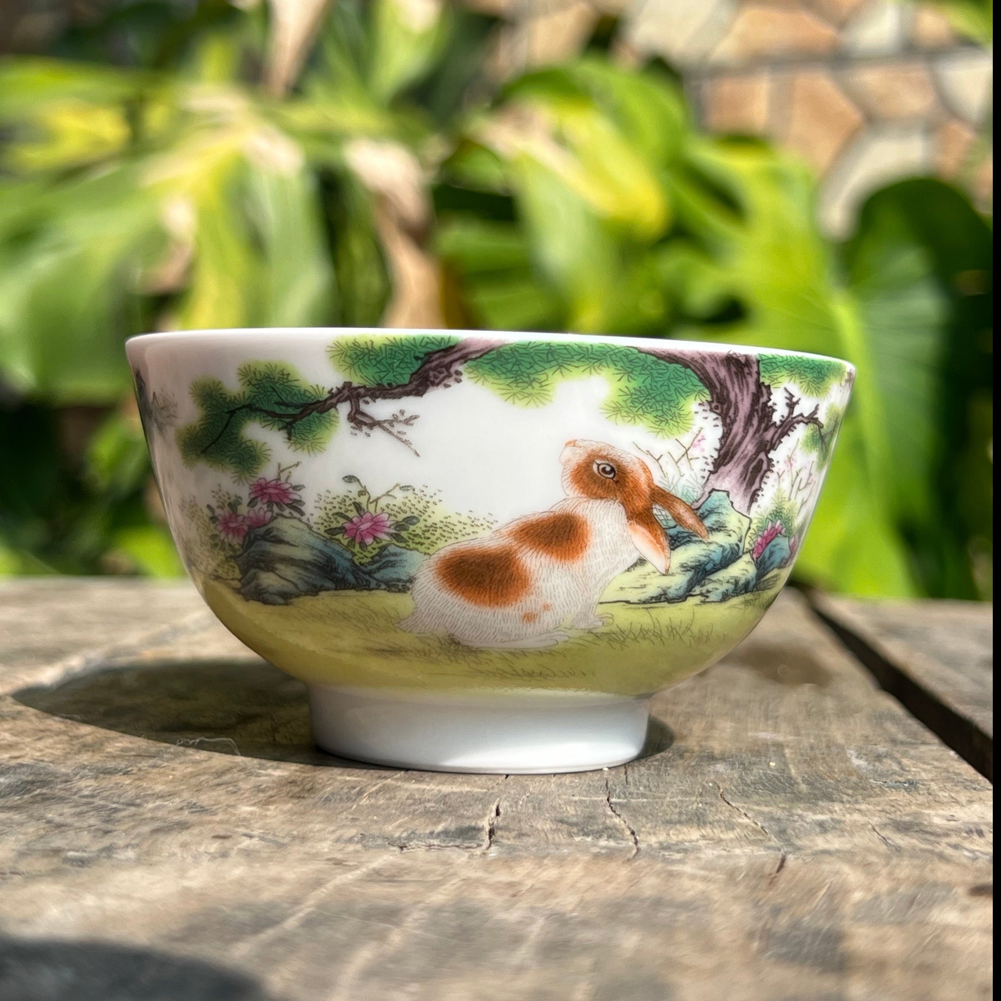 This is a Chinese Jingdezhen enamel  teacup