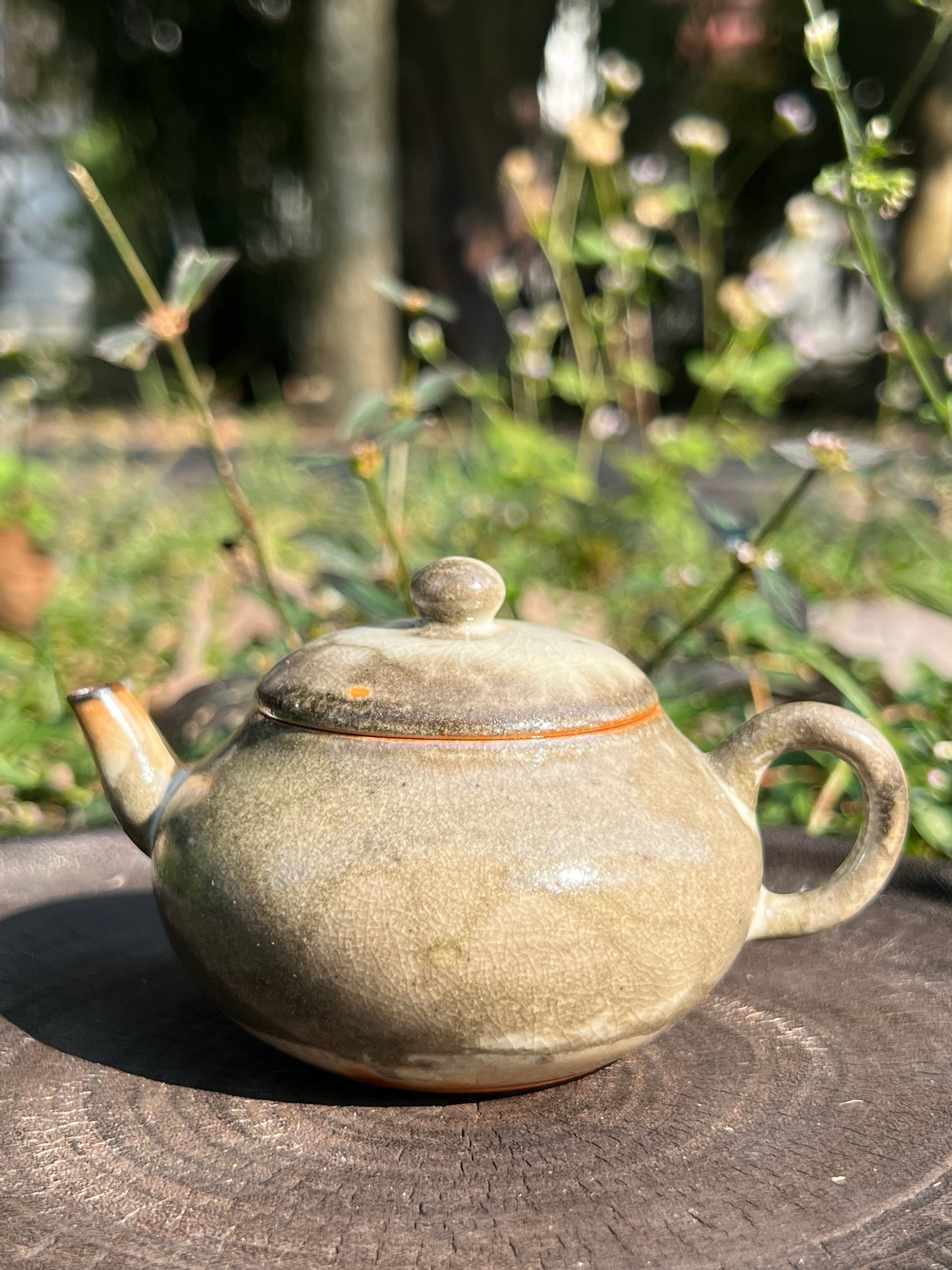 this is a ceramic teapot