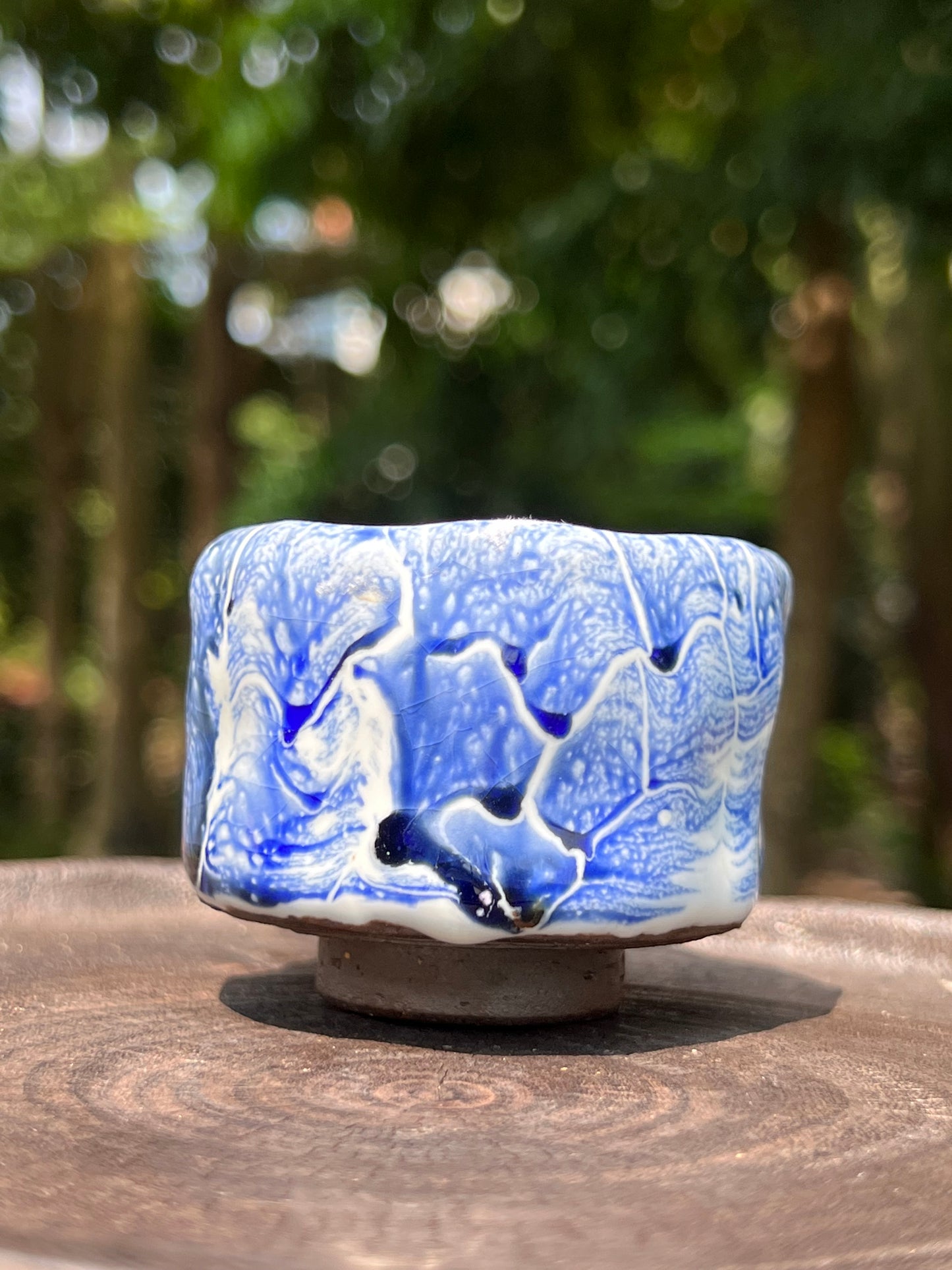 This is a shino ware teacup.this is a shinoyaki teacup