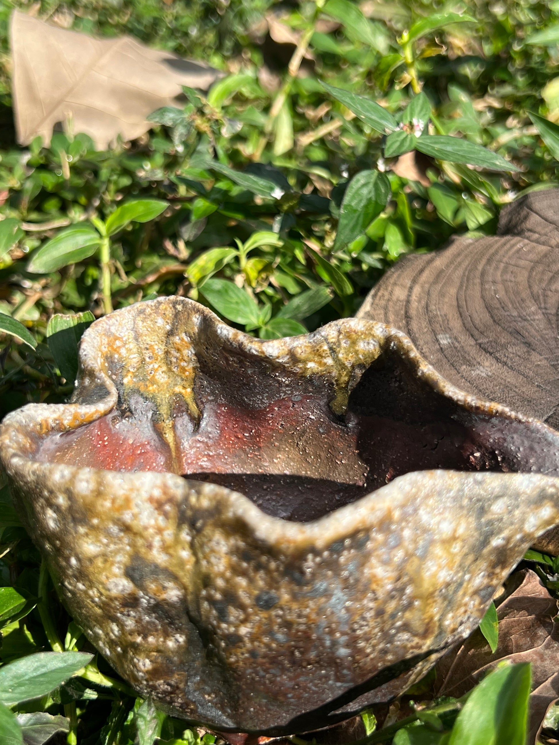 This is a woodfired pottery faircup gongdaobei