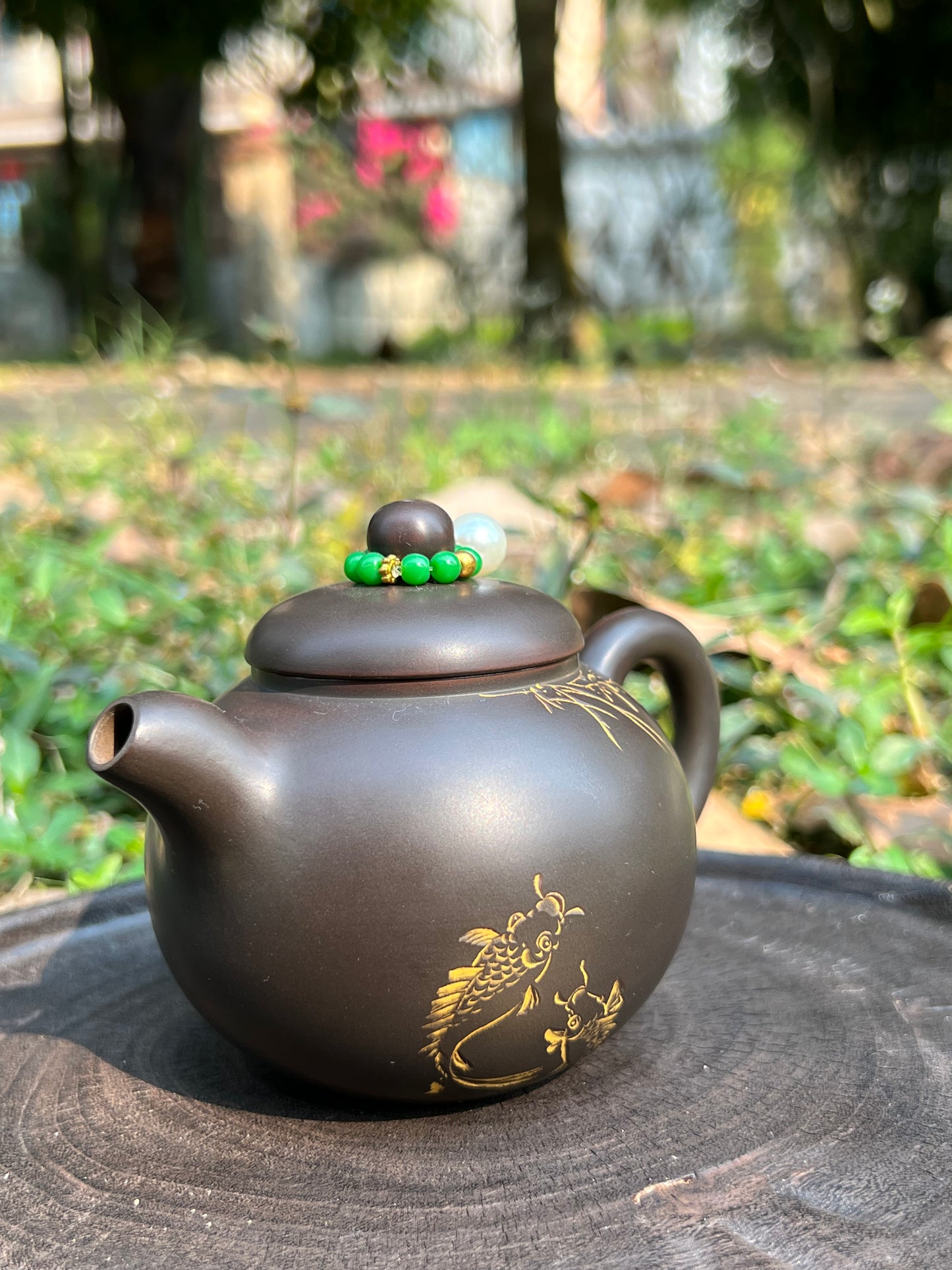 This is a Nixing teapot.this is a Chinese Nixing pottery clay teapot