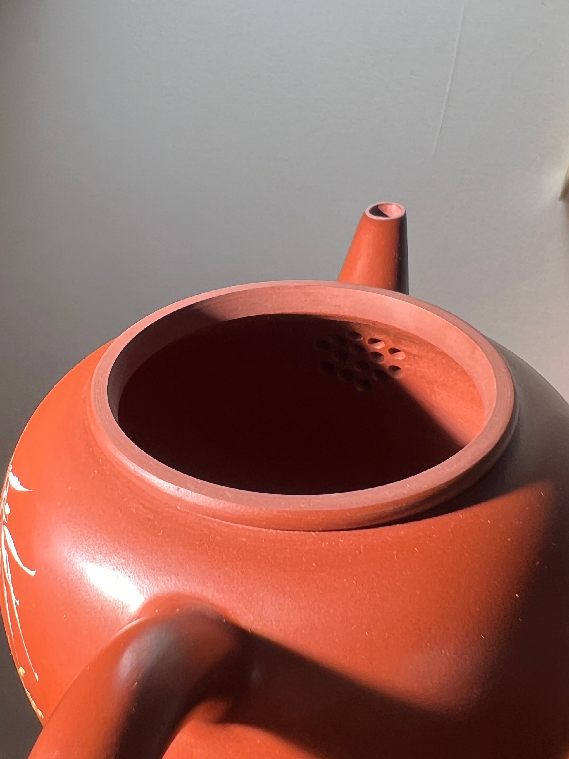 This is a Nixing teapot.this is a Chinese Nixing pottery clay teapot