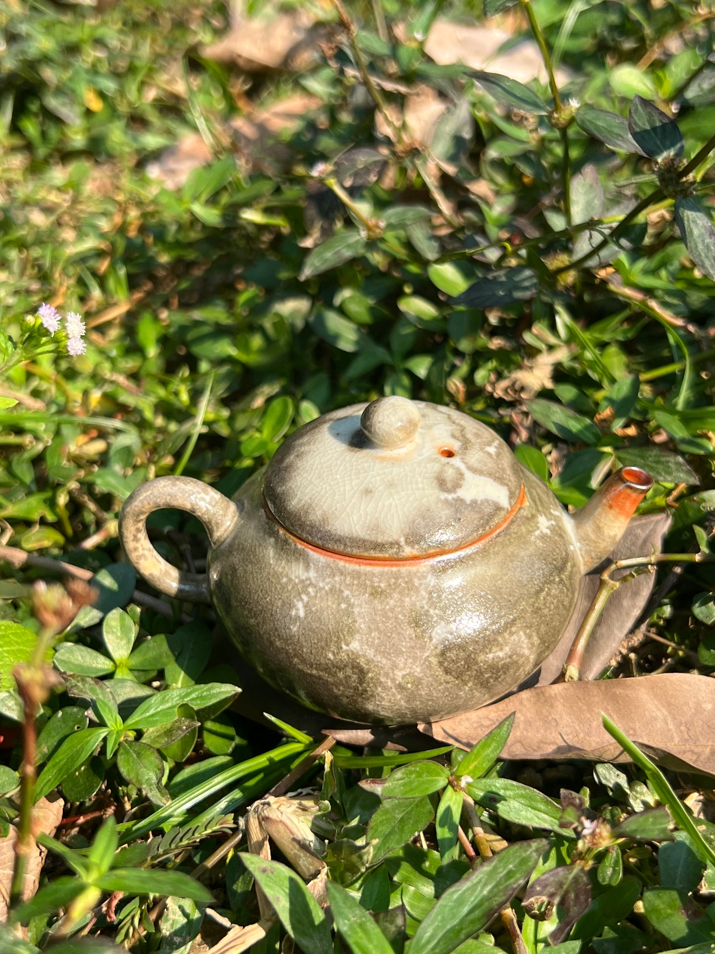 this is a ceramic teapot