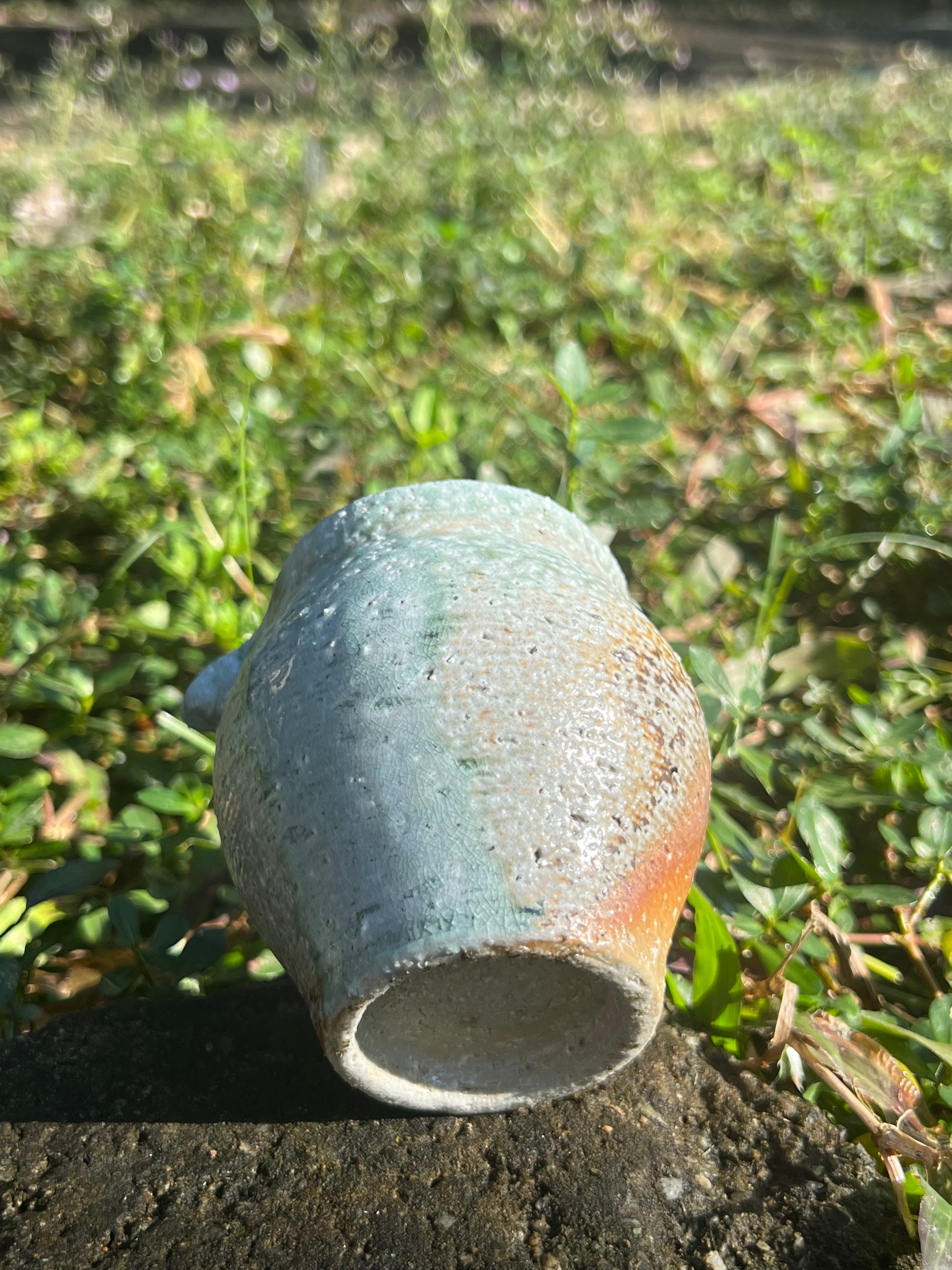 This is a woodfired pottery faircup gongdaobei