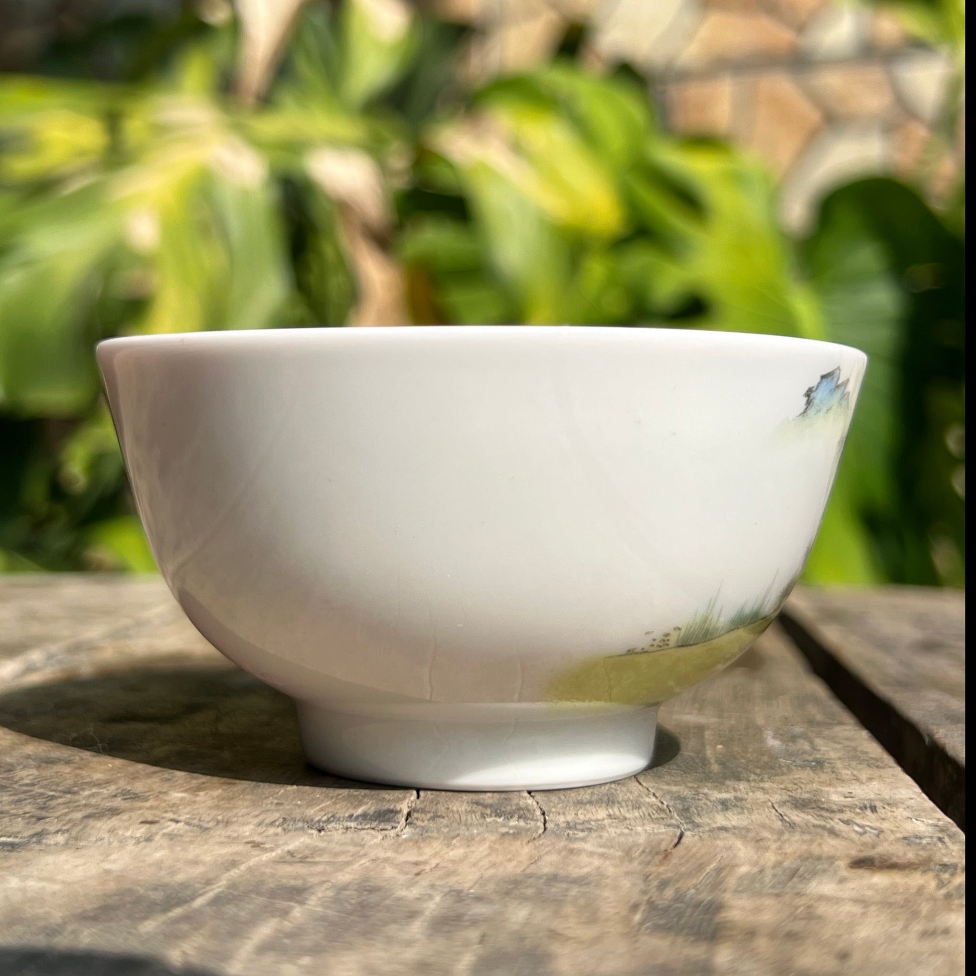 This is a Chinese Jingdezhen enamel  teacup