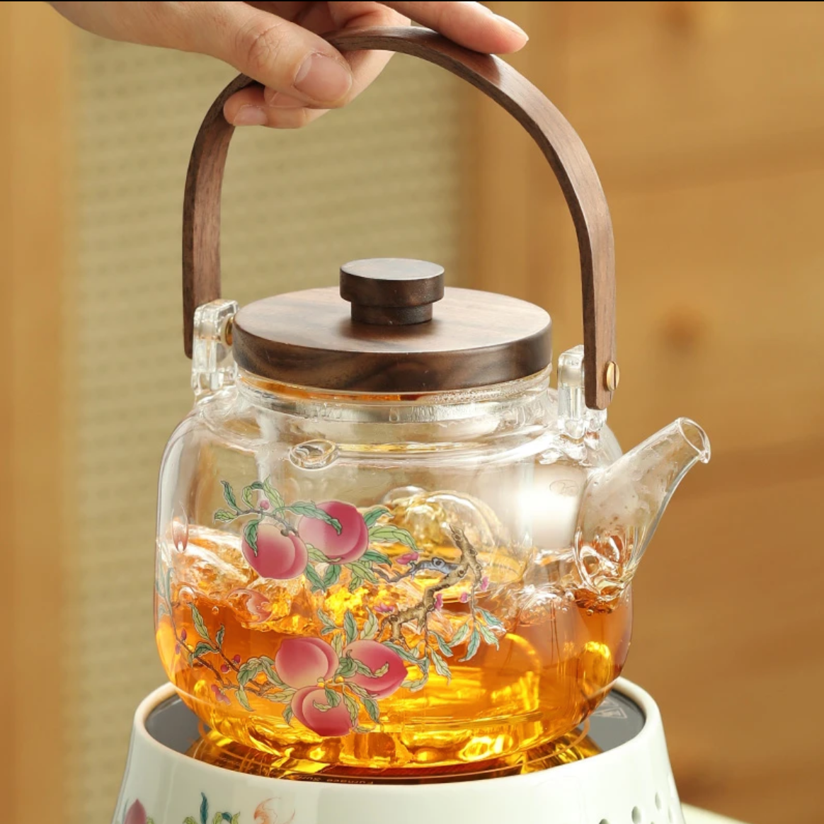 This is an glass kettle