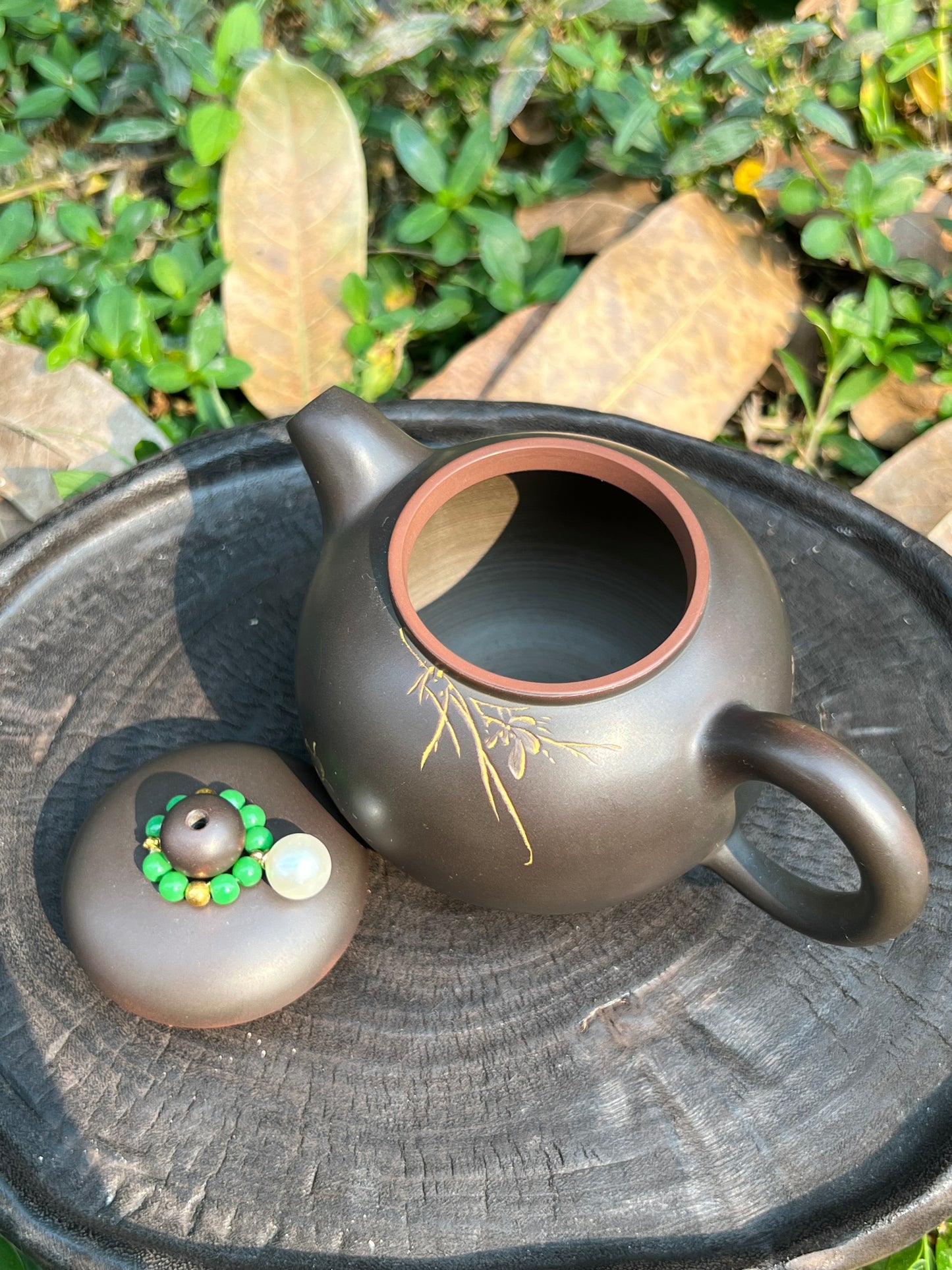 This is a Nixing teapot.this is a Chinese Nixing pottery clay teapot