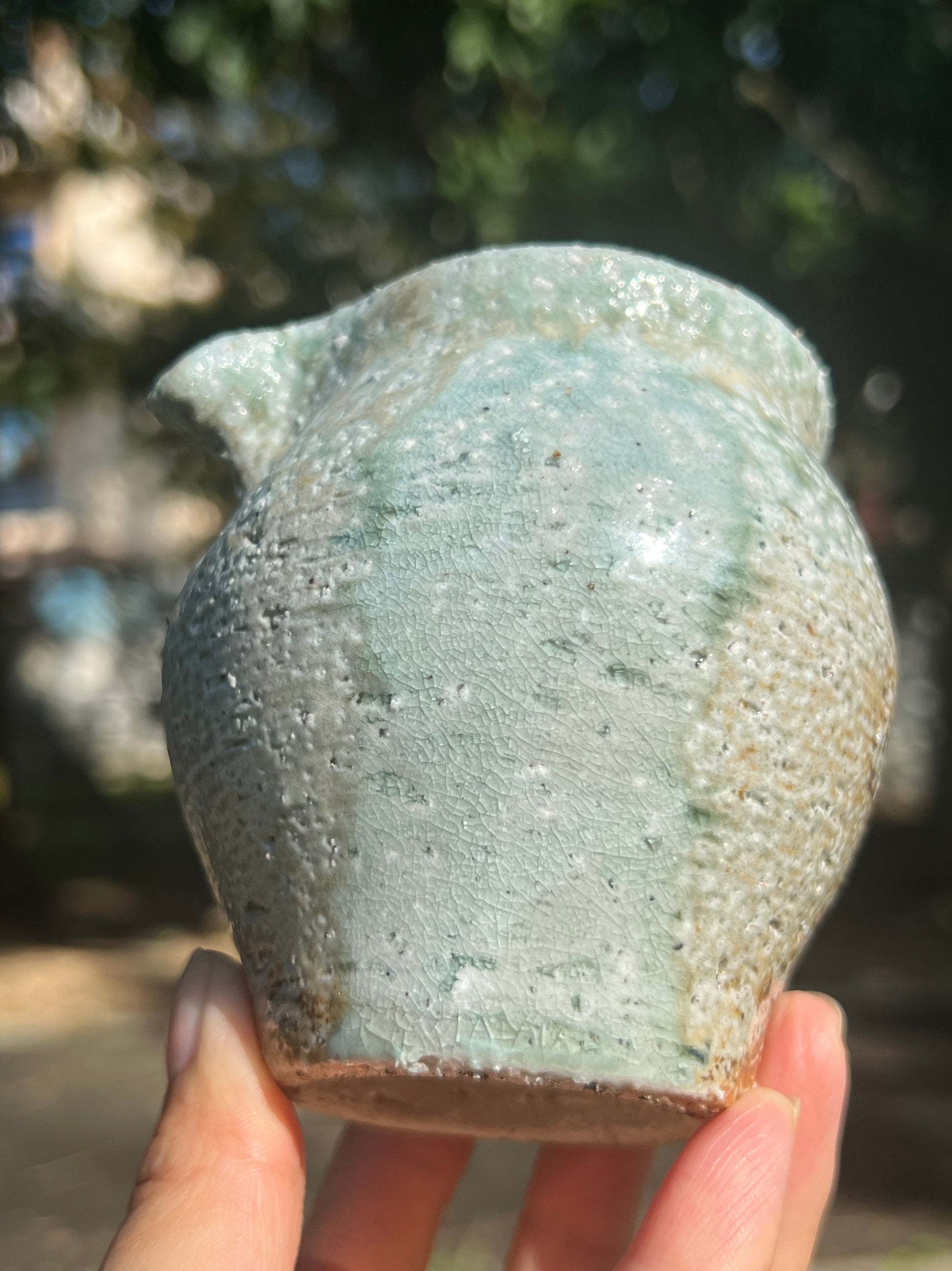 This is a woodfired pottery faircup gongdaobei